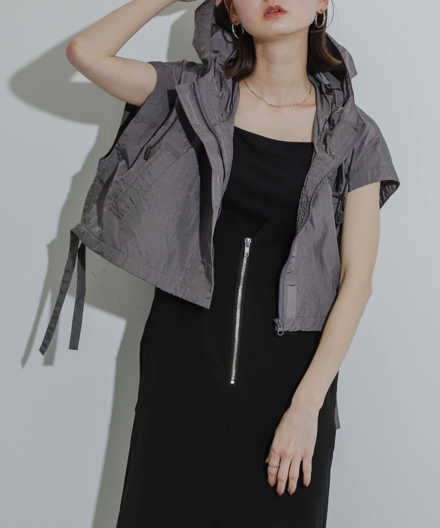 身長：169cm サイズ：one