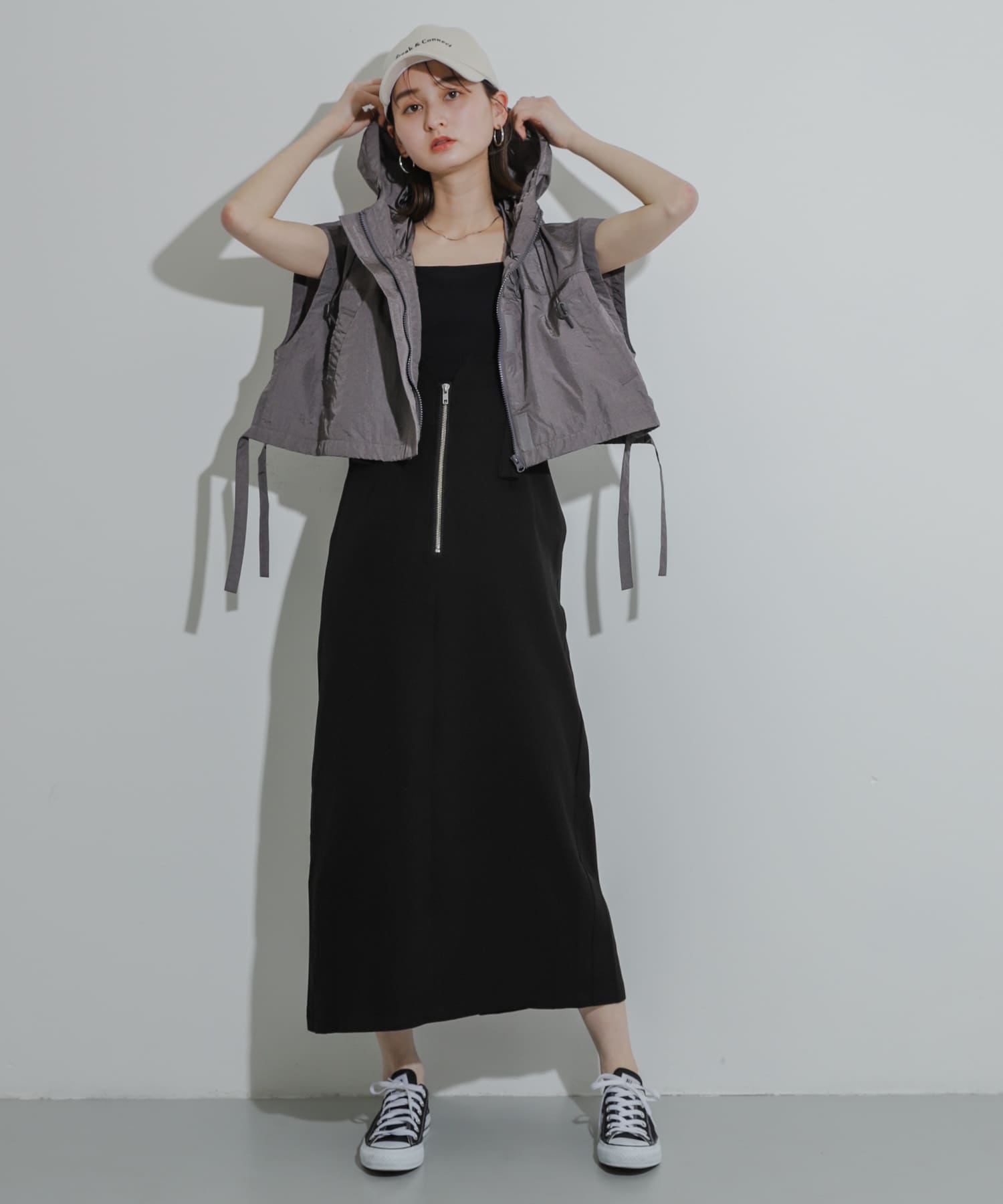 身長：169cm サイズ：one