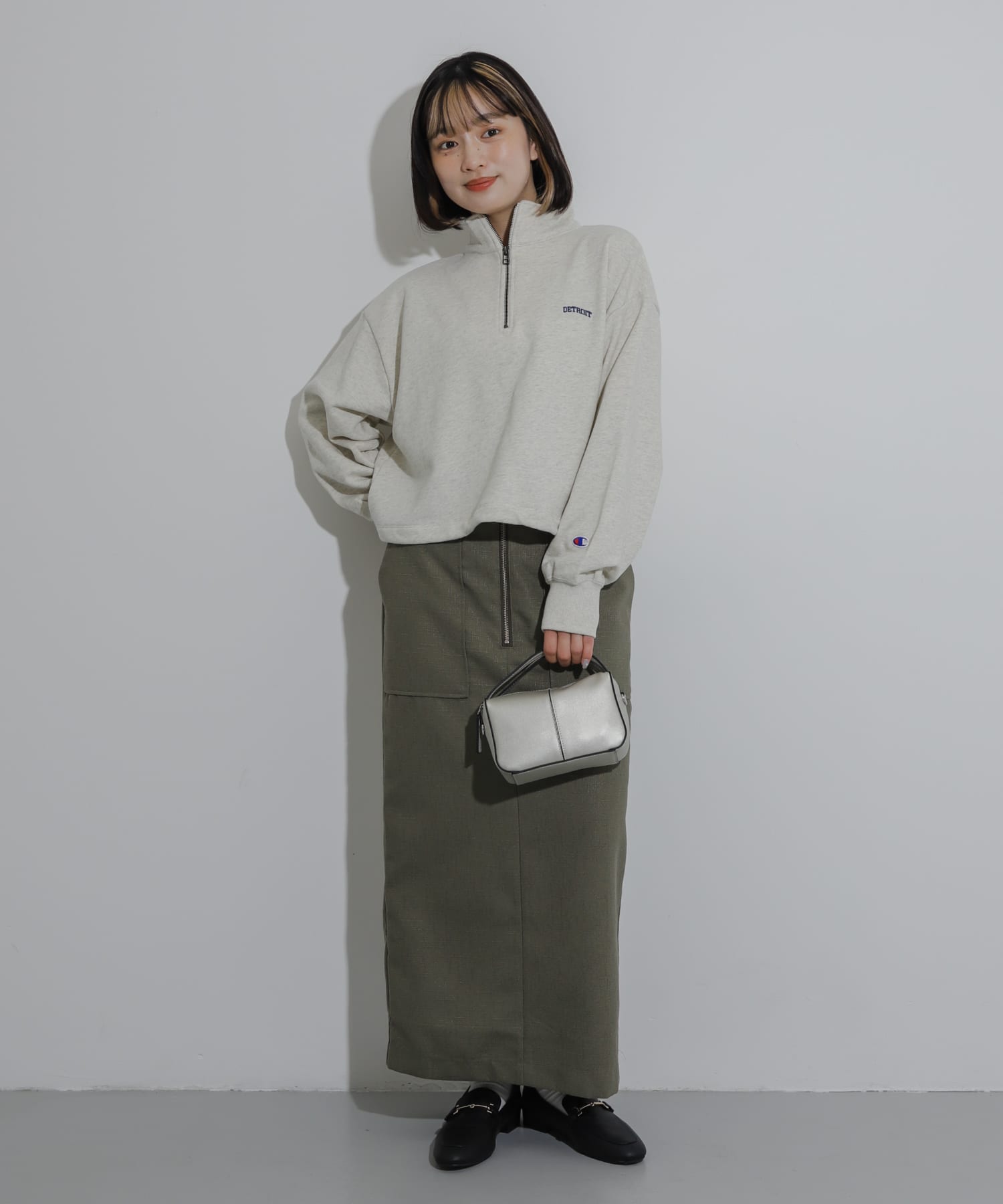 身長：158cm サイズ：one