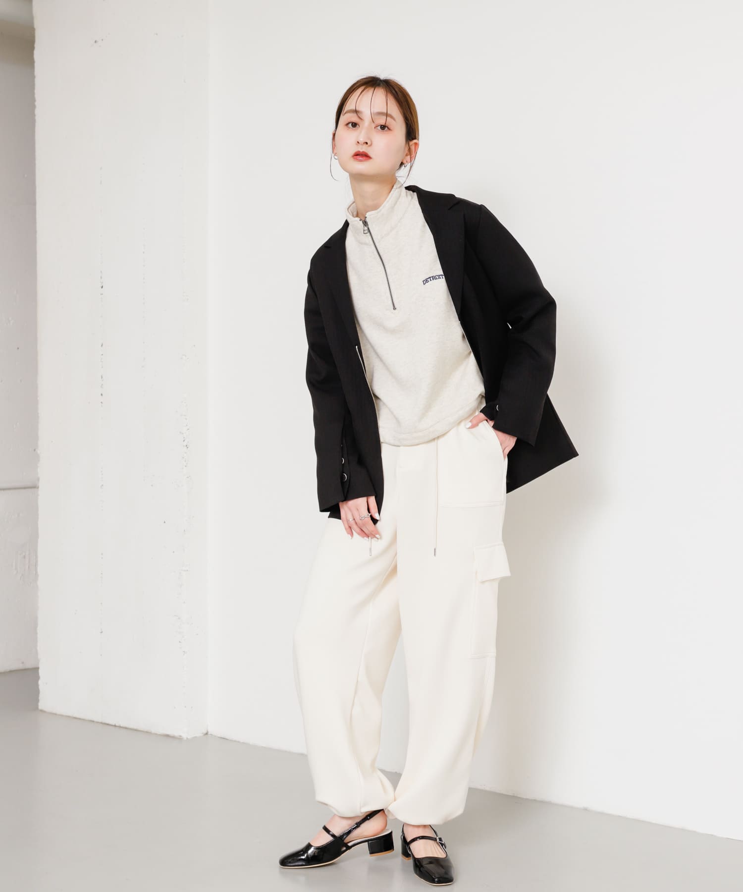 身長：169cm サイズ：one