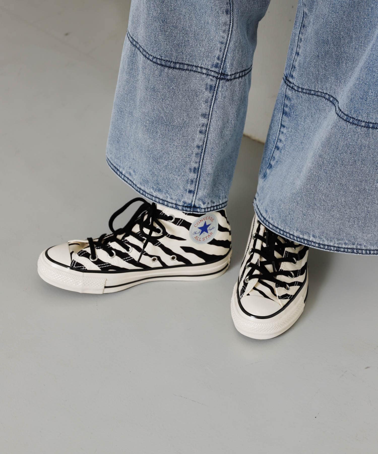 WEB限定』CONVERSEALL STAR US ZEBRA HI(22.5 WHITE): シューズ｜URBAN