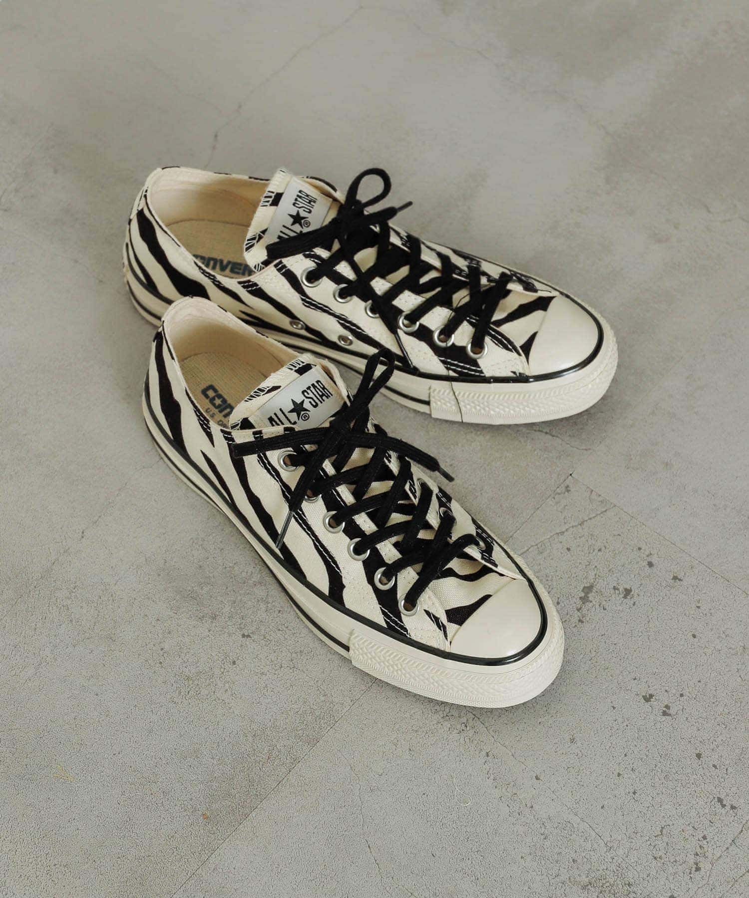 『WEB限定』CONVERSEALL　ALL STAR US ZEBRA OX WHITE 23.5
