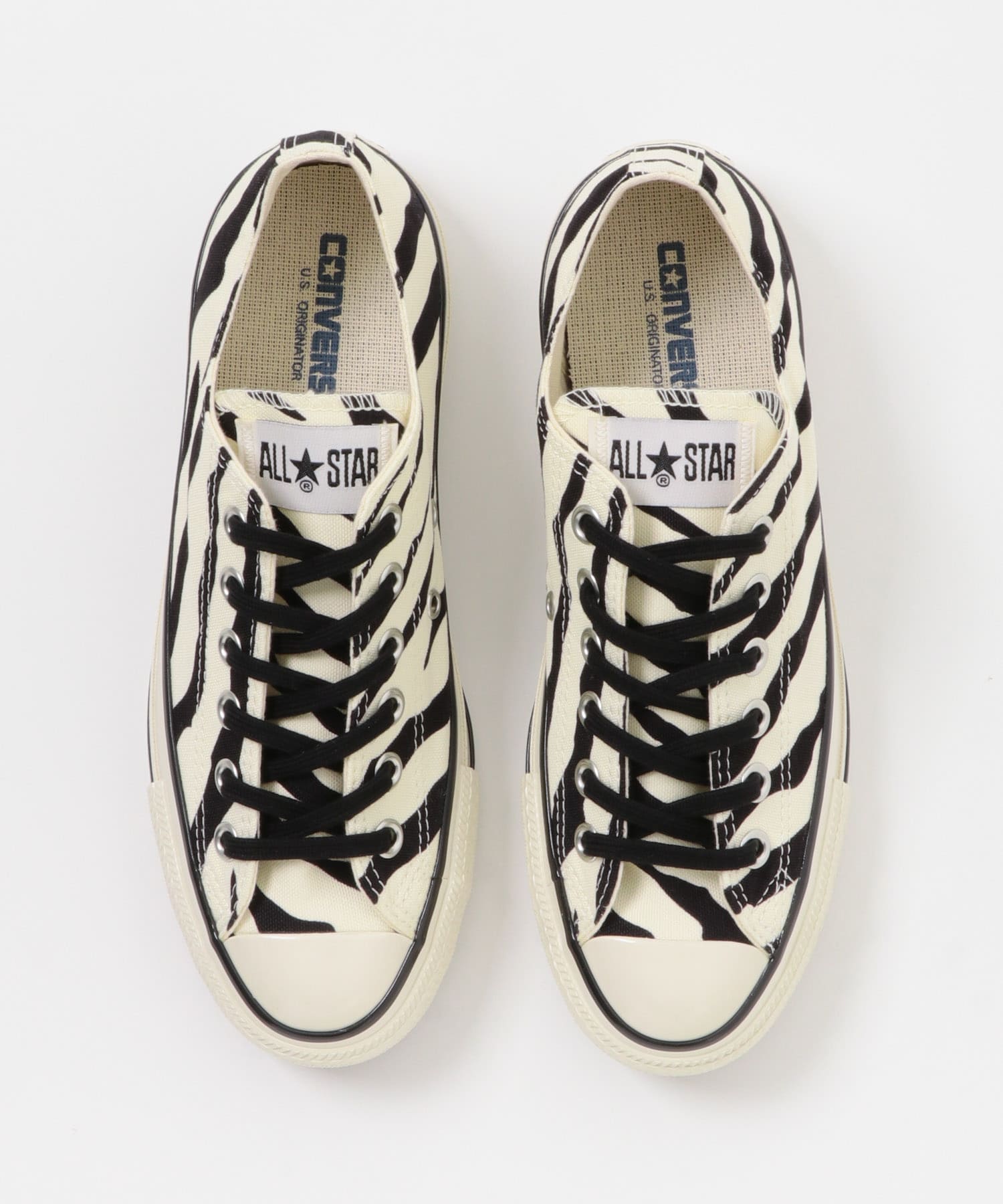 『WEB限定』CONVERSEALL　ALL STAR US ZEBRA OX WHITE 22.5