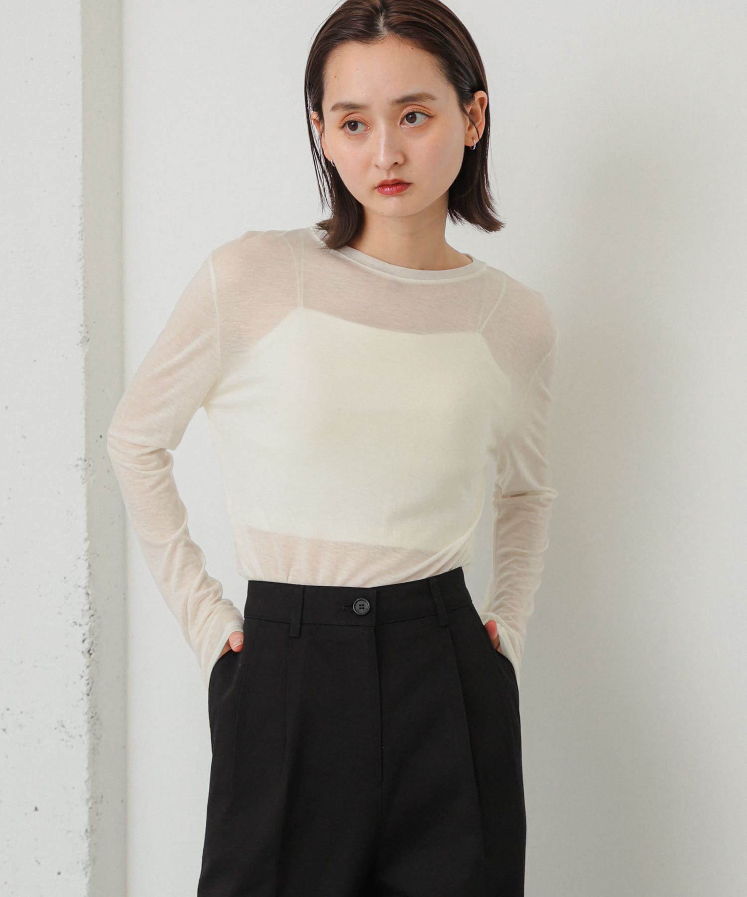 身長：169cm サイズ：one