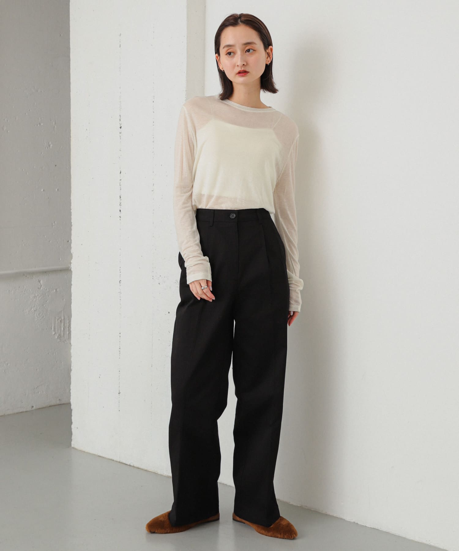 身長：169cm サイズ：one