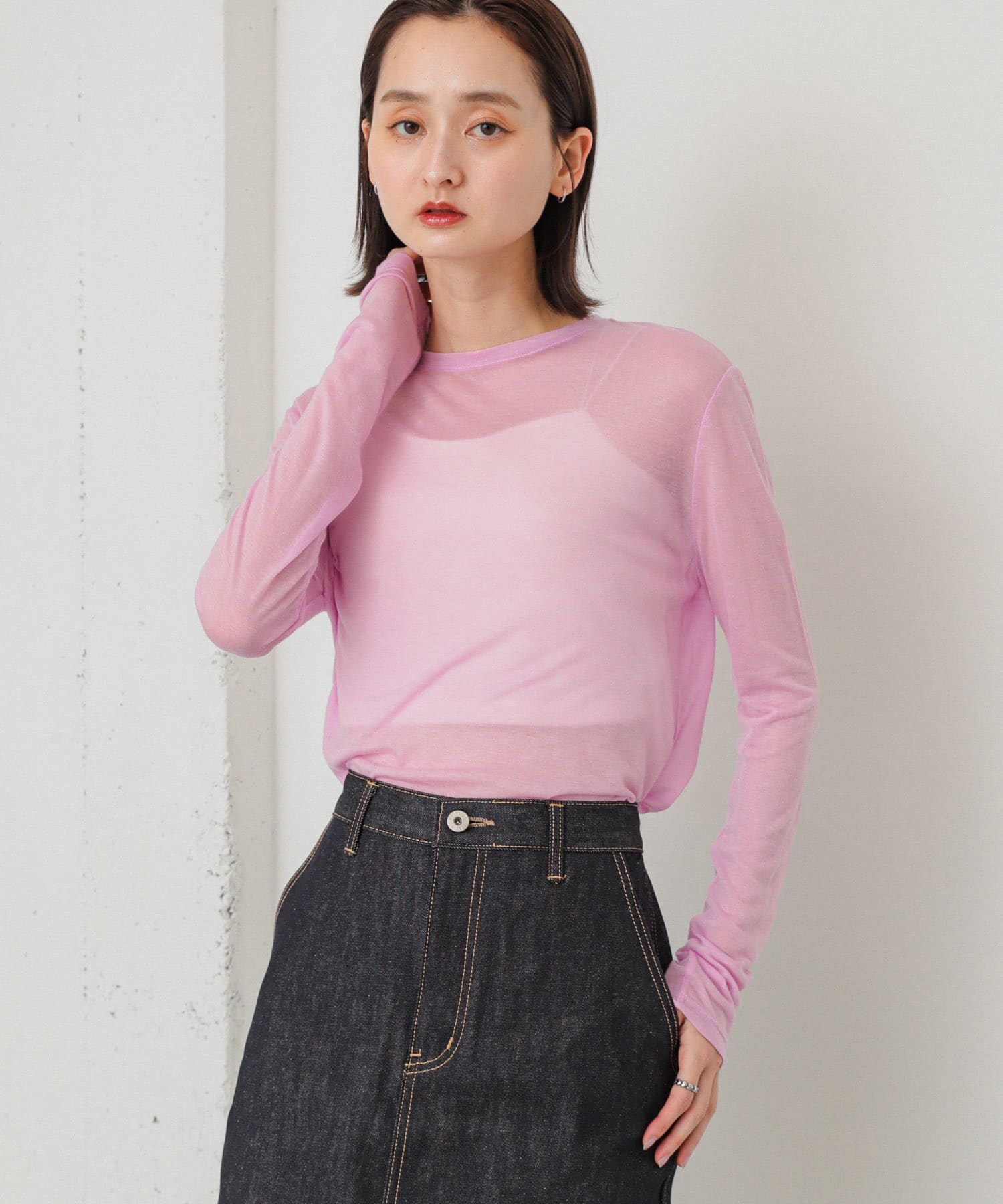 身長：169cm サイズ：one
