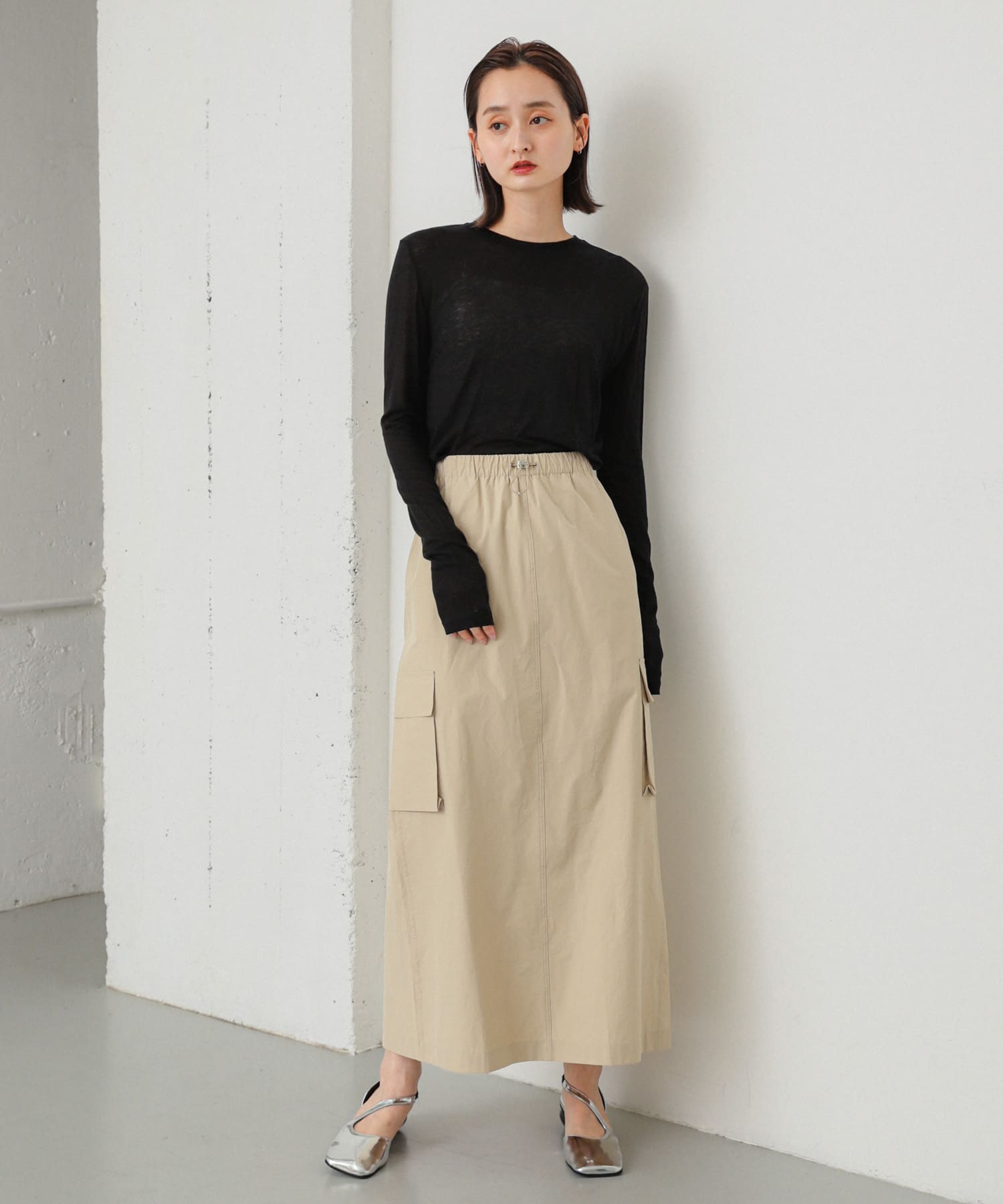身長：169cm サイズ：one