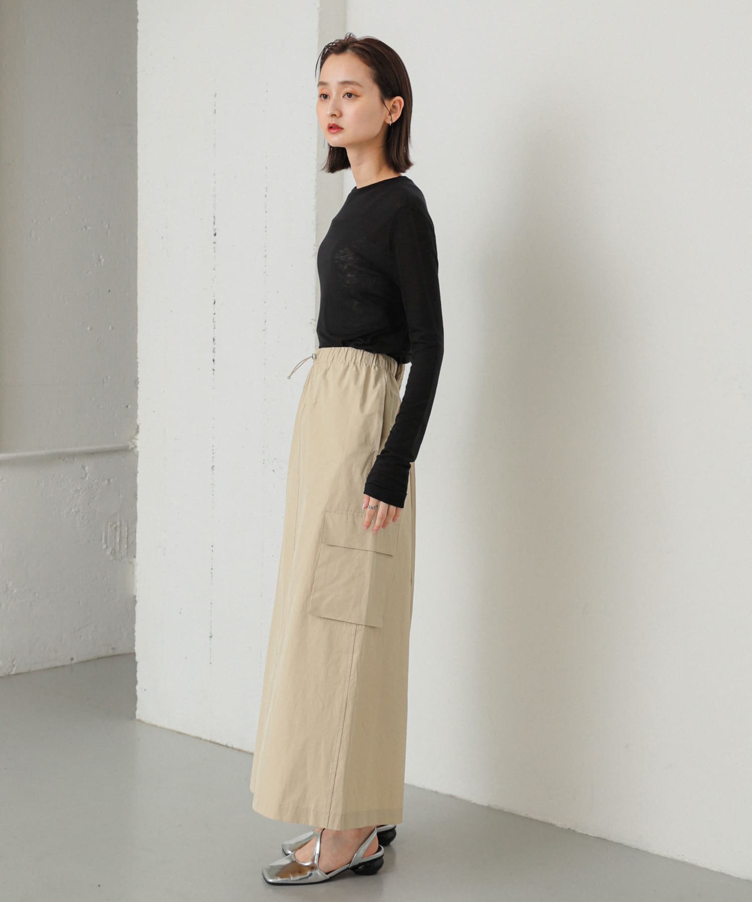 身長：169cm サイズ：one