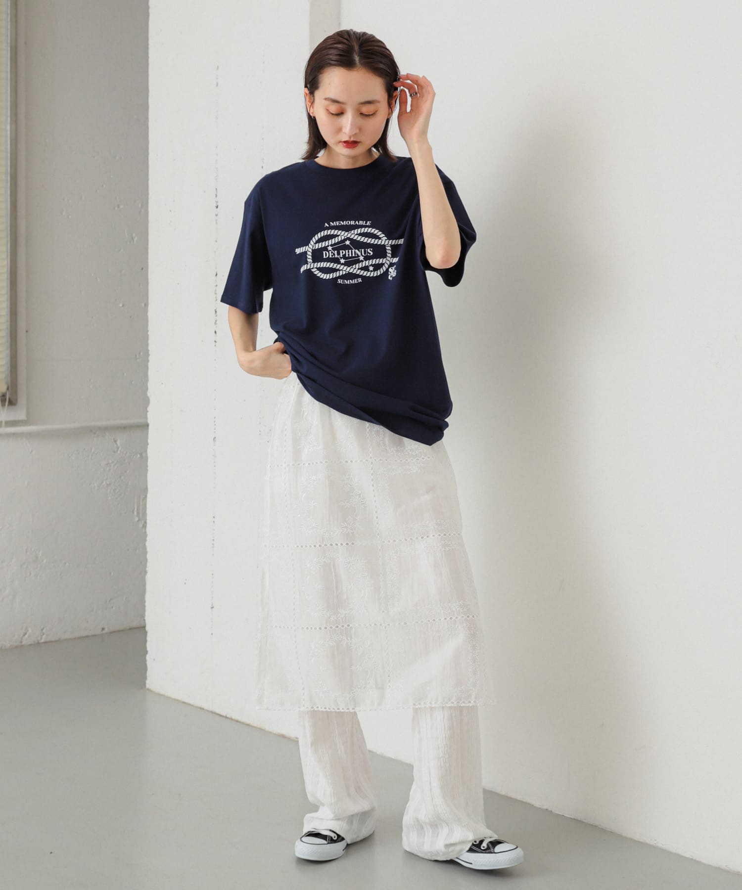 身長：169cm サイズ：one