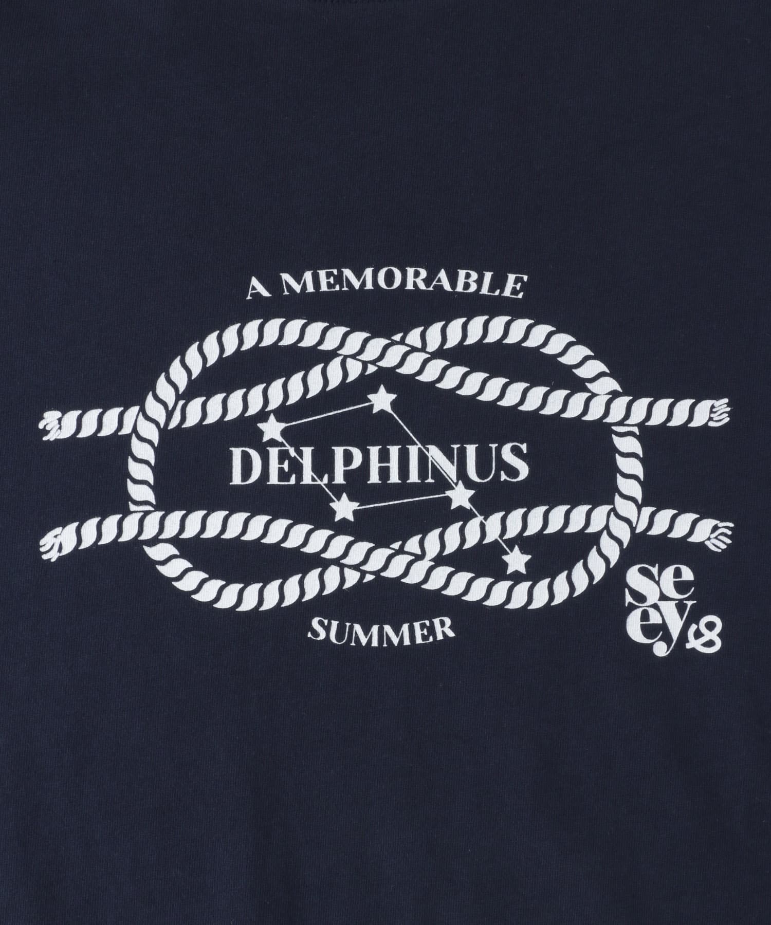 SYEE　ドルフィンロゴTシャツ NAVY one