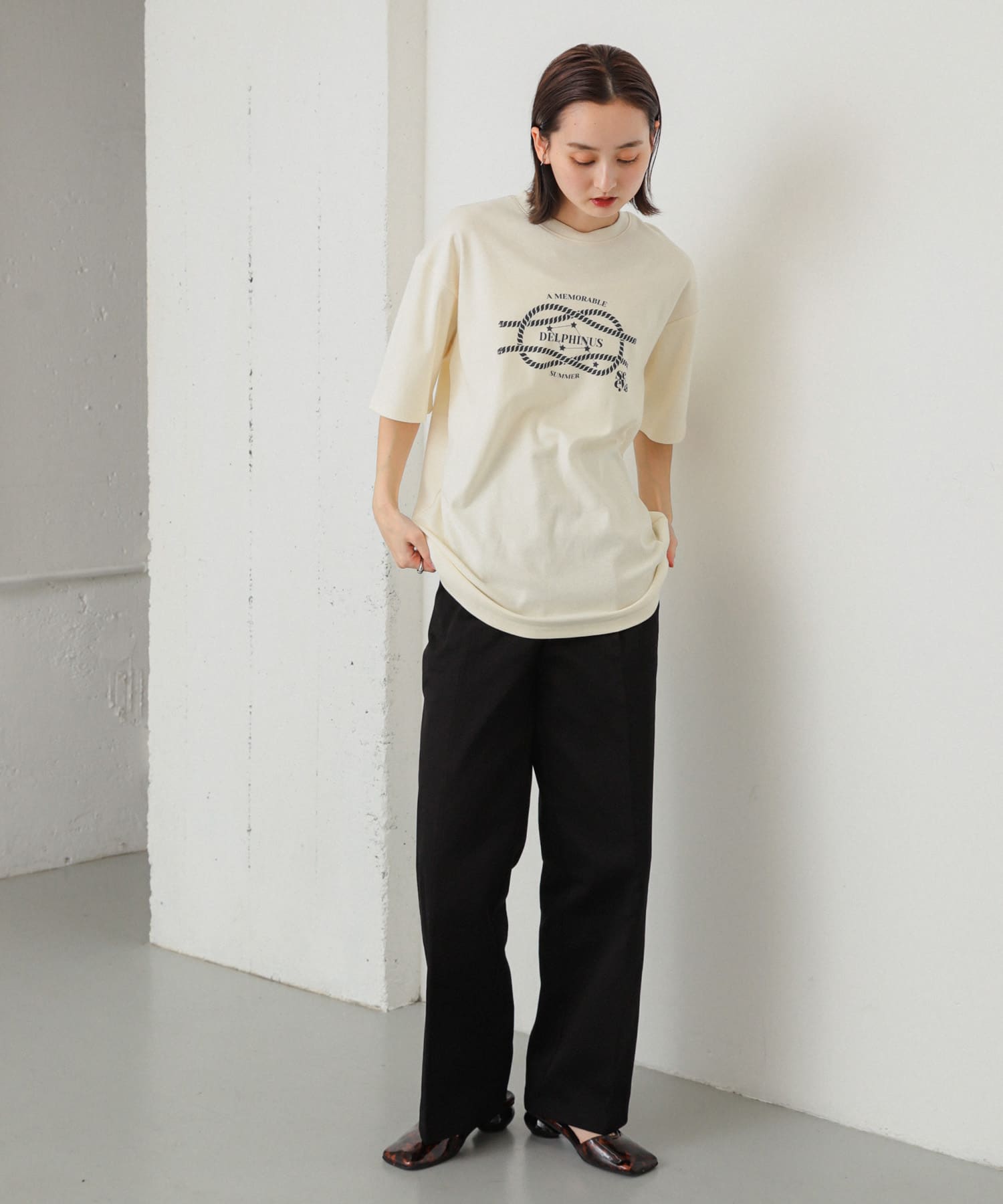 身長：169cm サイズ：one