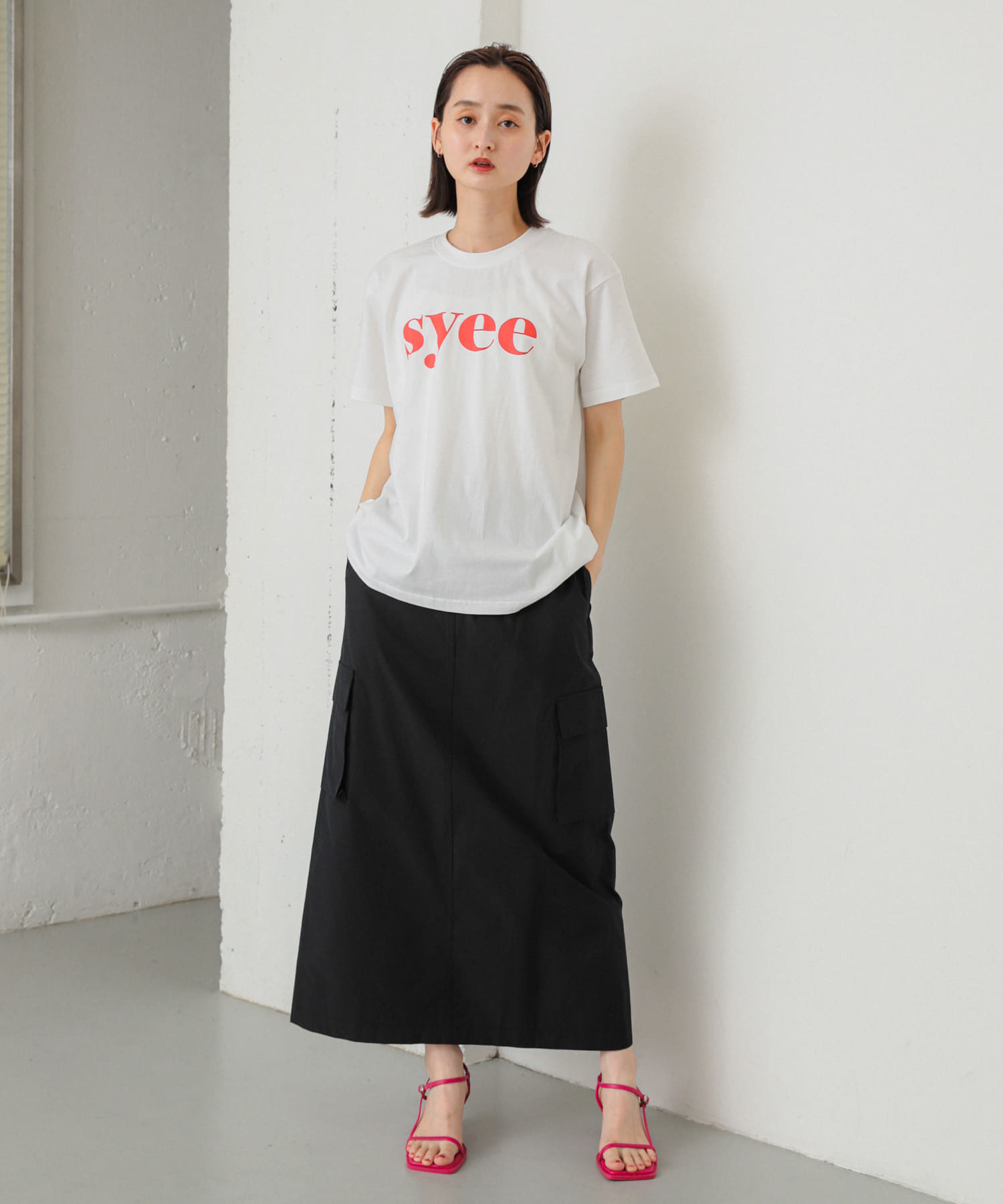 身長：169cm サイズ：one