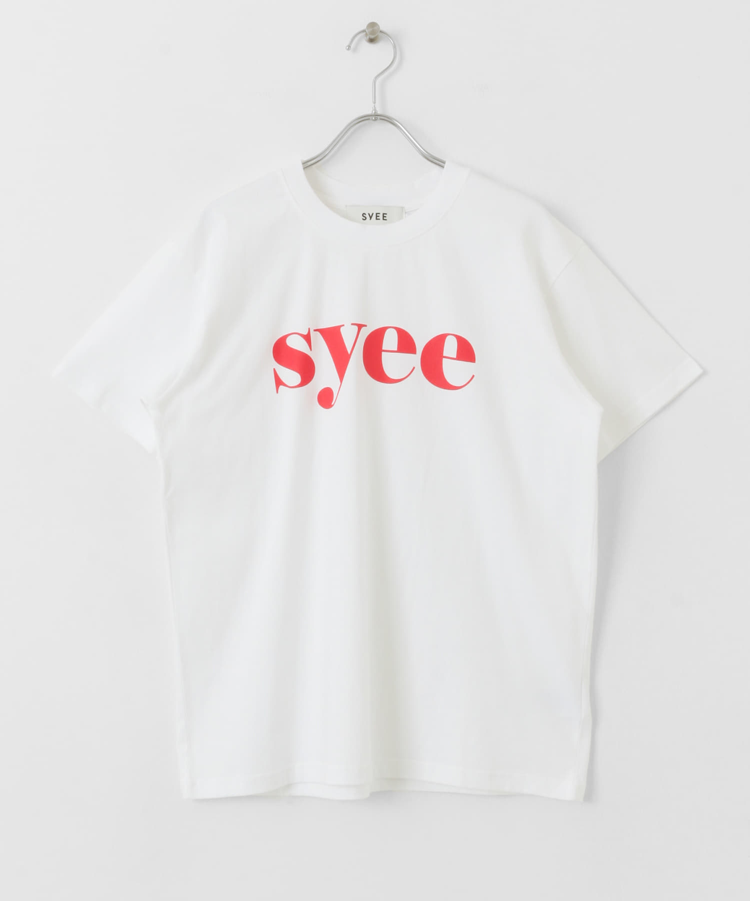 SYEE　ロゴTシャツ OFF WHITE one