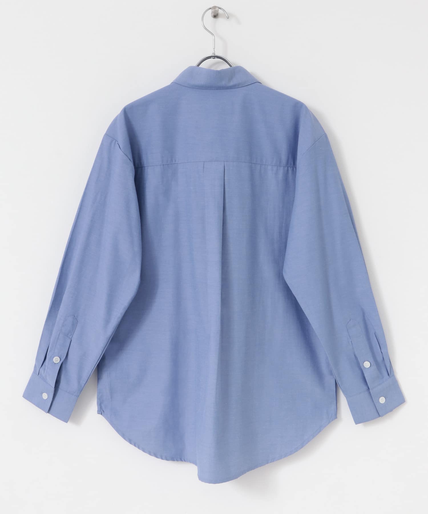 SYEE　ソフトコットンロングスリーブシャツ BLUE one
