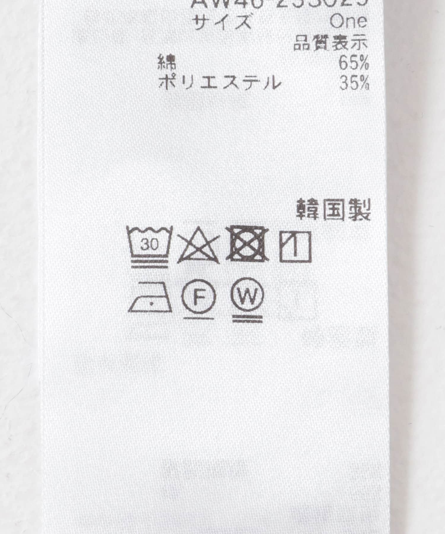 SYEE　ソフトコットンロングスリーブシャツ BLUE one