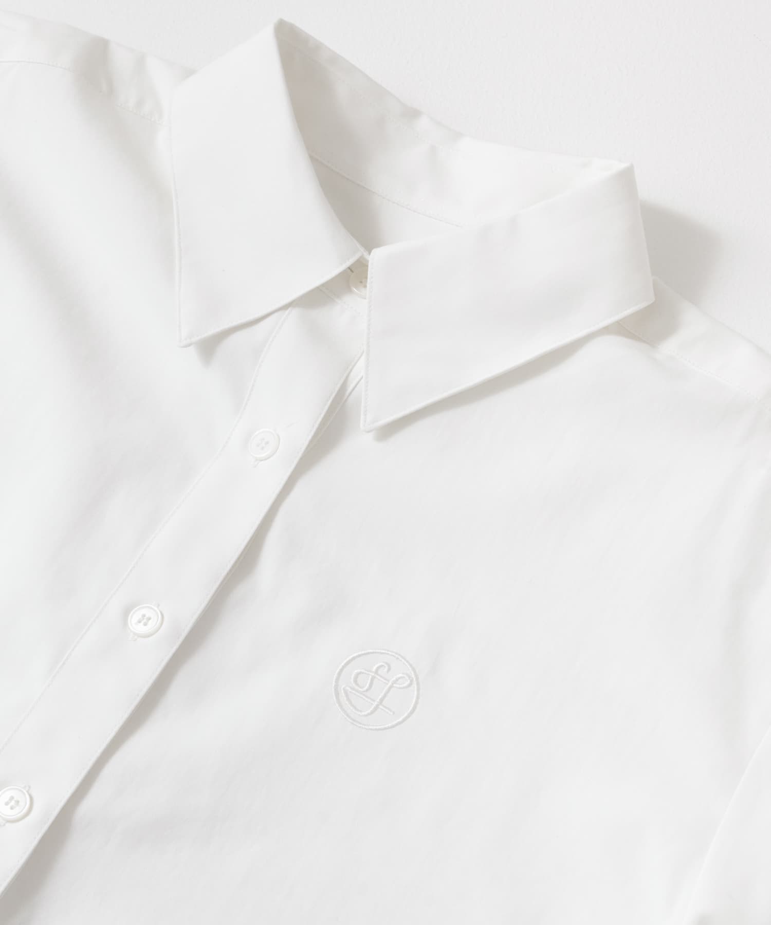 SYEE　ソフトコットンロングスリーブシャツ OFF WHITE one
