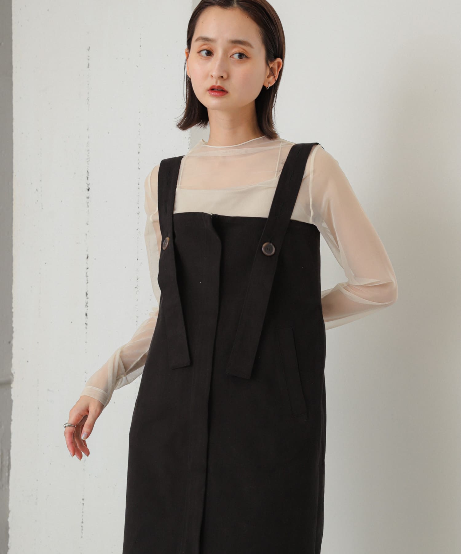 身長：169cm サイズ：one