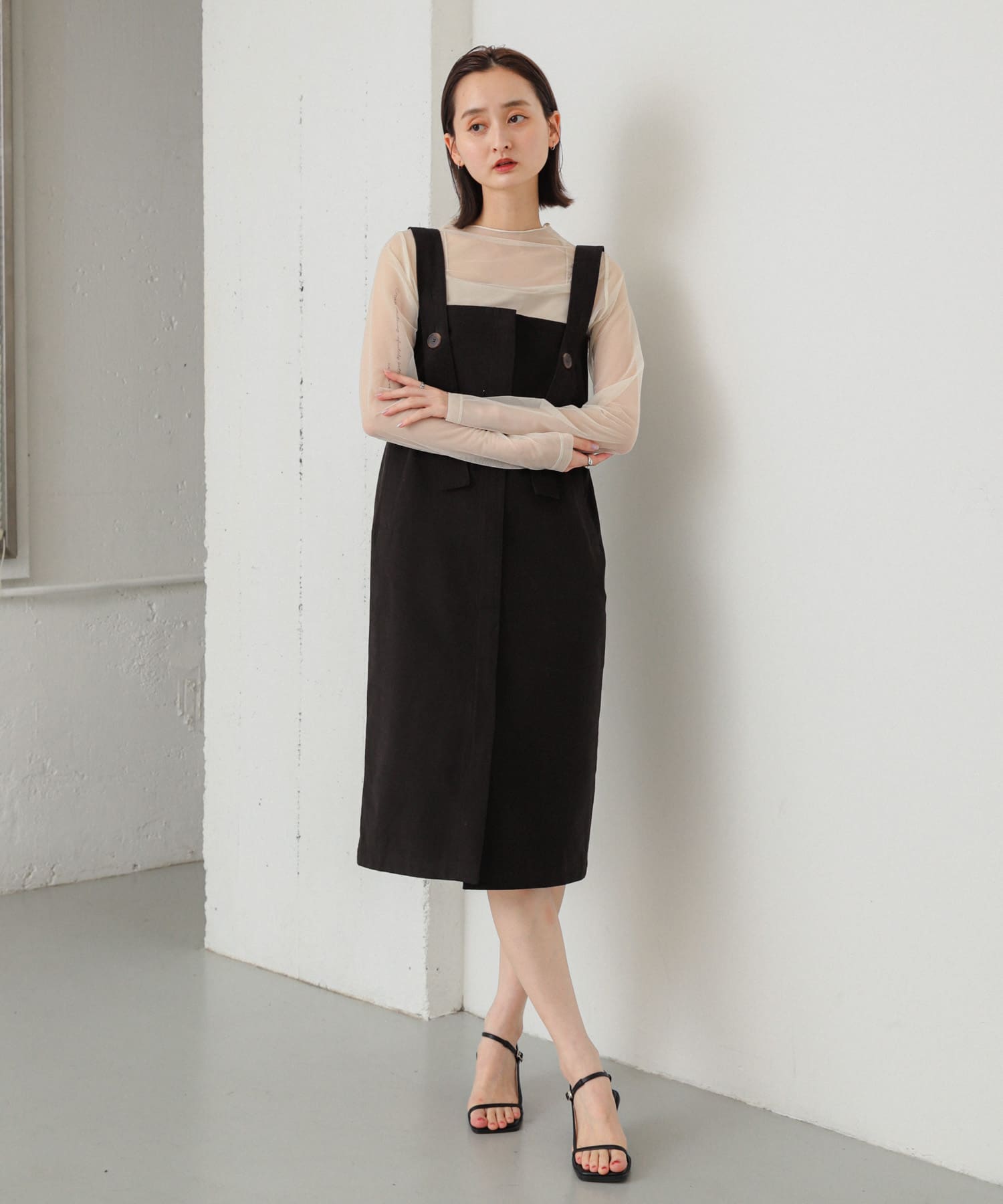 身長：169cm サイズ：one