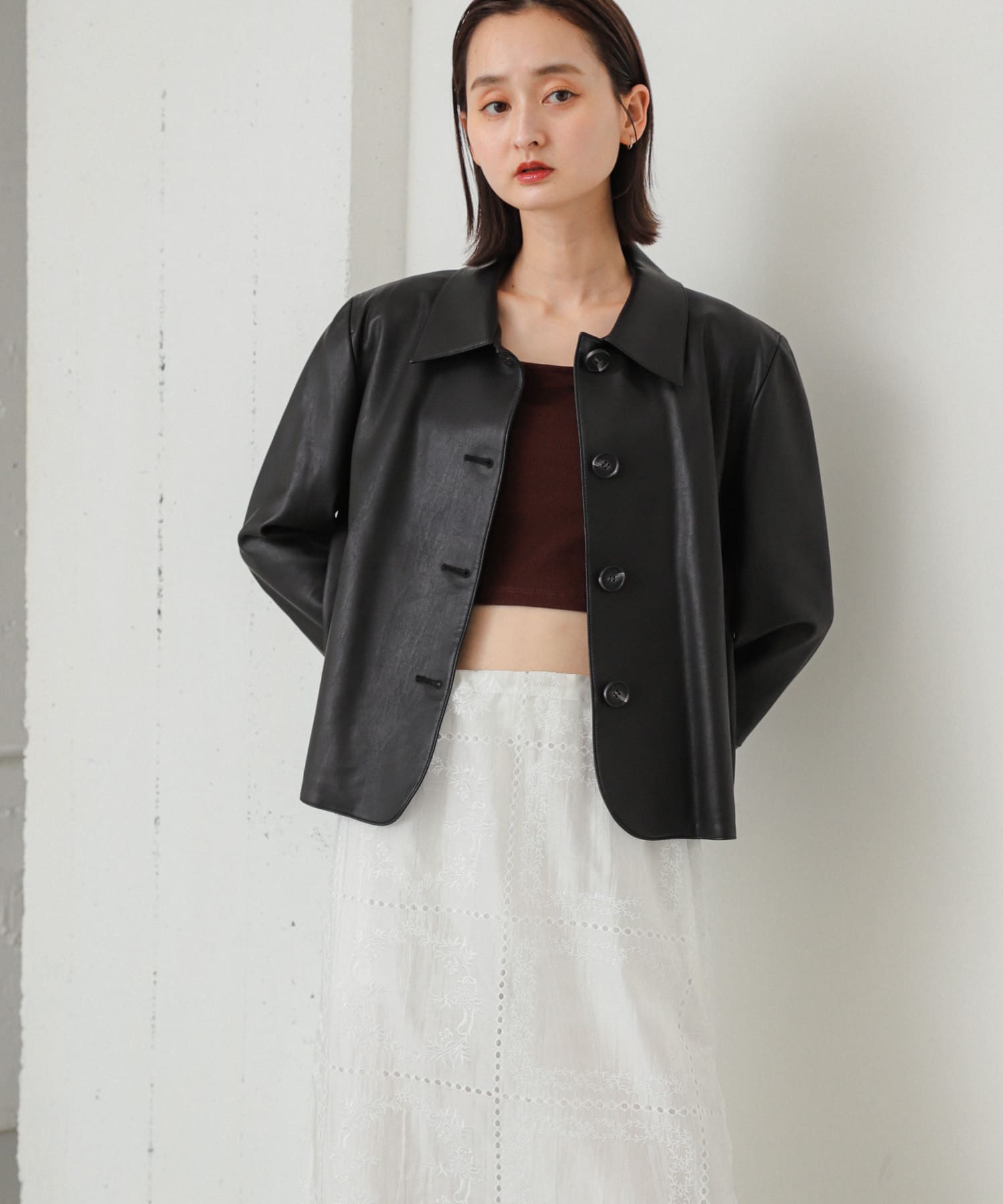 身長：169cm サイズ：one