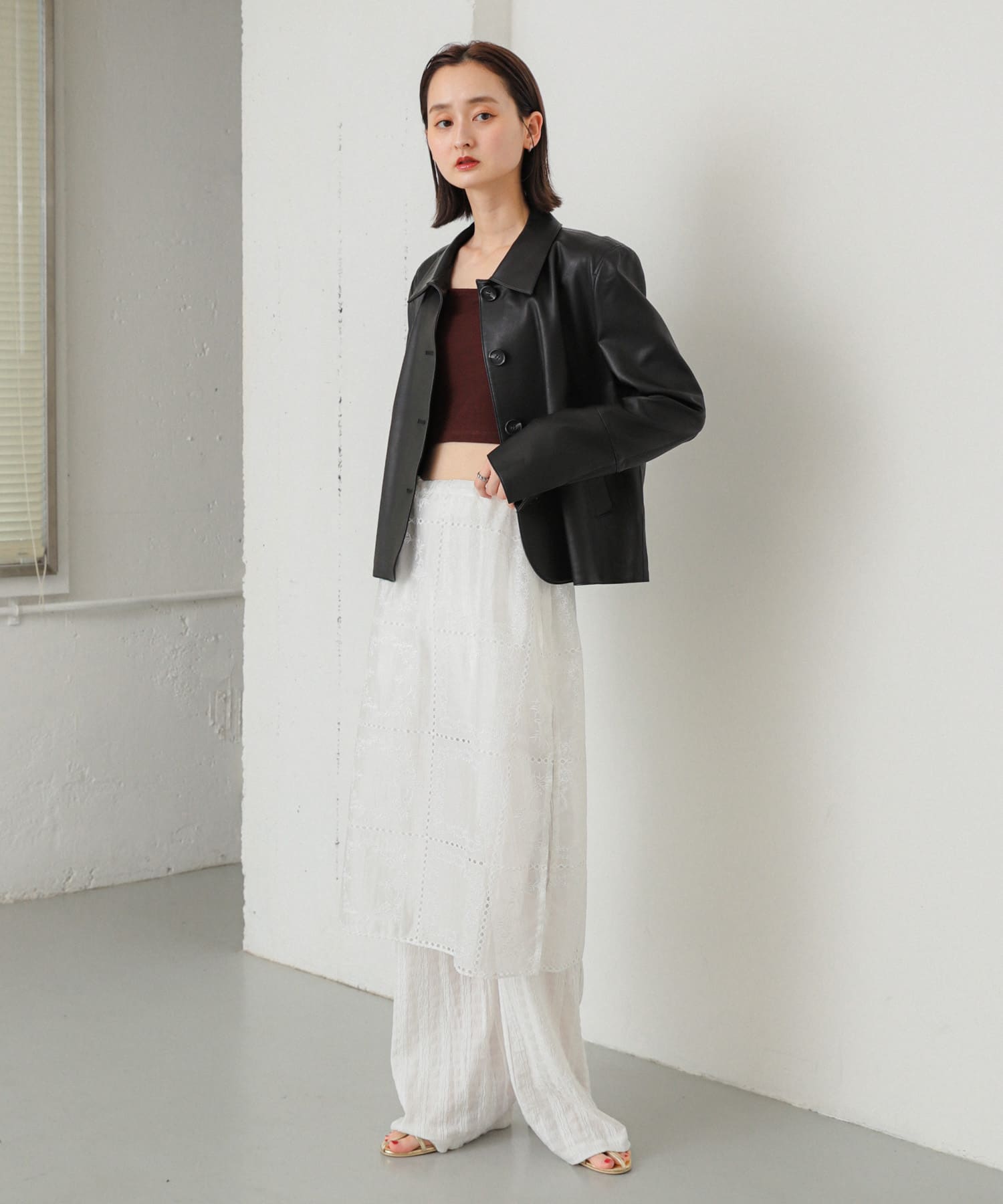身長：169cm サイズ：one