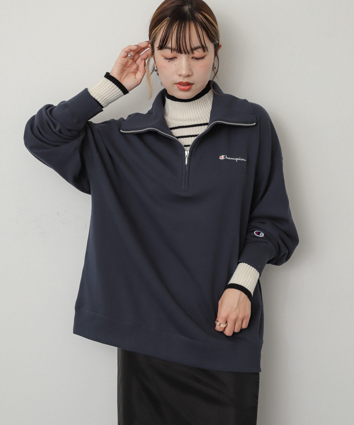 身長：158cm サイズ：one