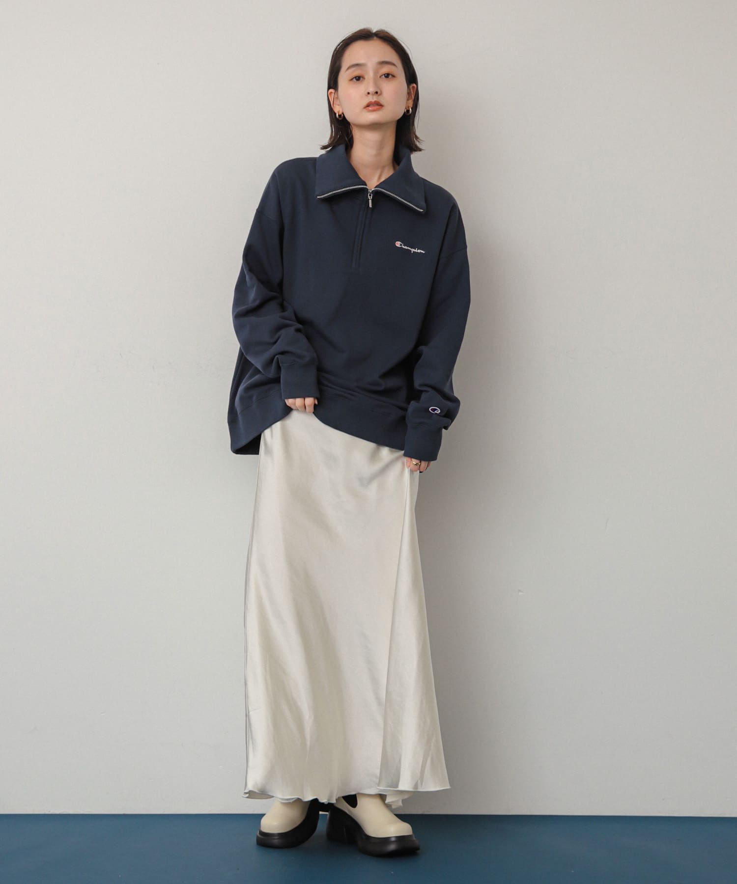 身長：169cm サイズ：one