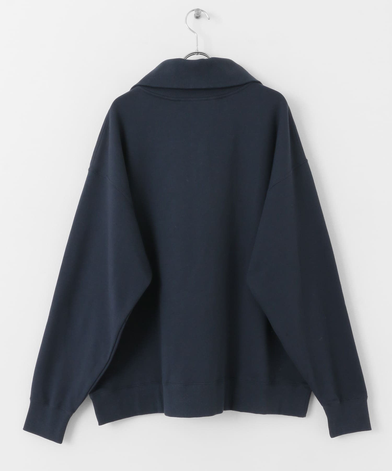 『別注』Champion×SENSE OF PLACE 　ルーズジップトップ NAVY one