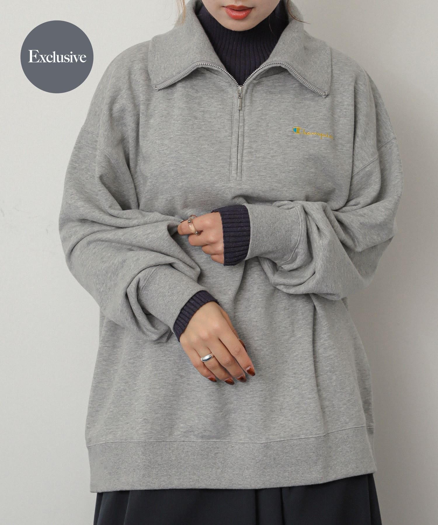 身長：158cm サイズ：one
