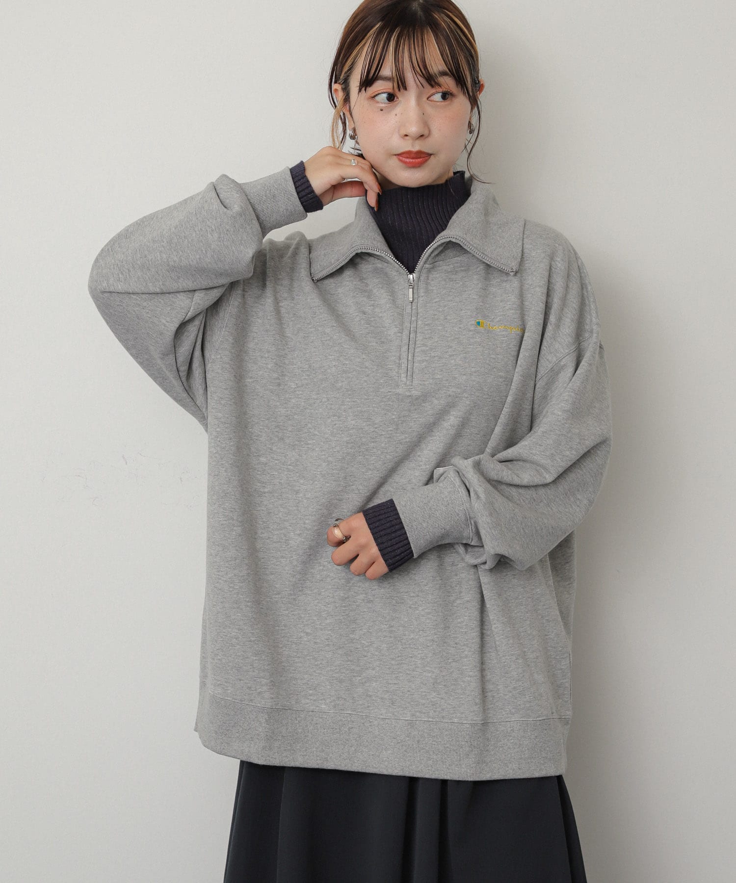 身長：158cm サイズ：one