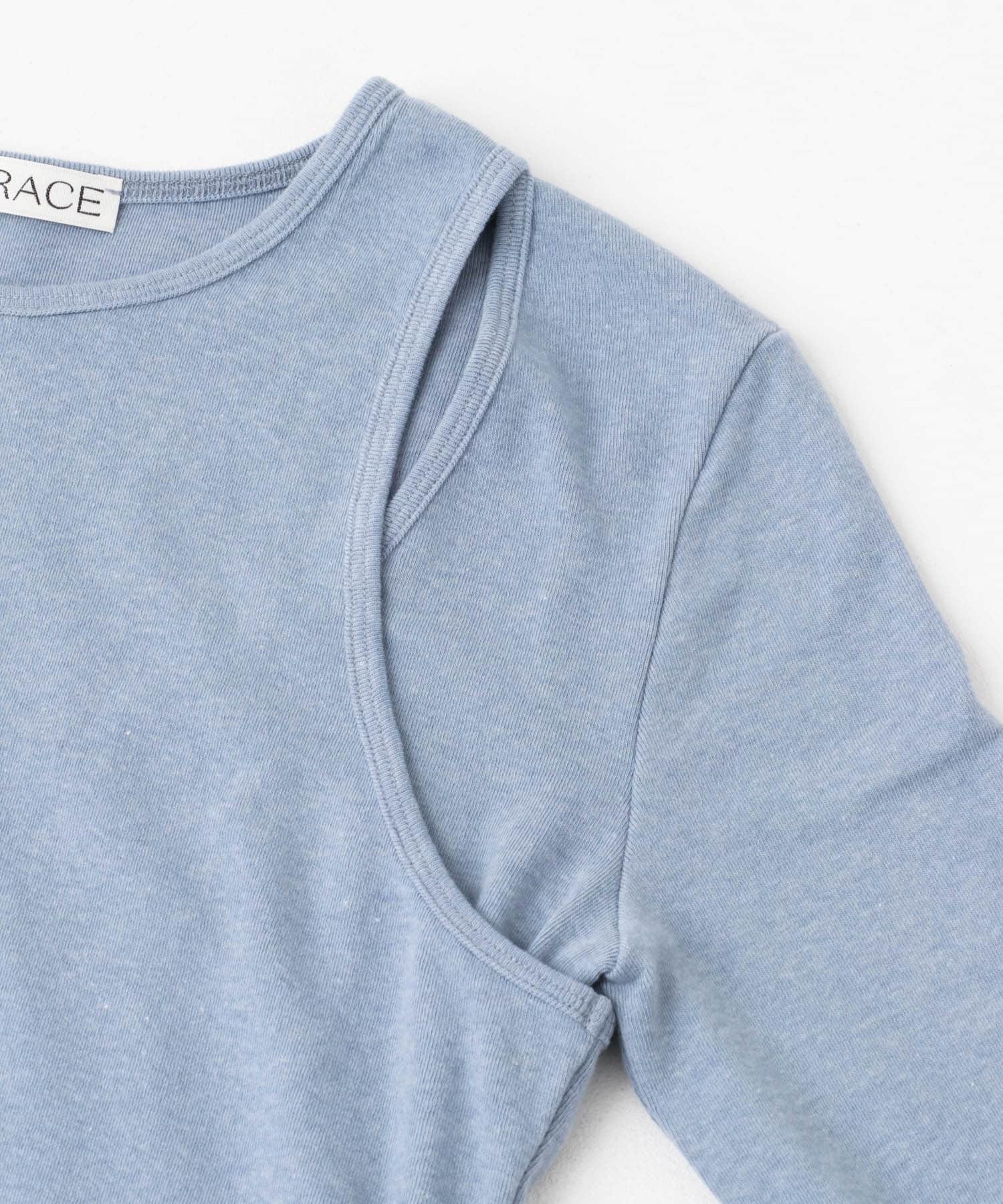 RRACE　Layered T-Shirts Sky Blue one