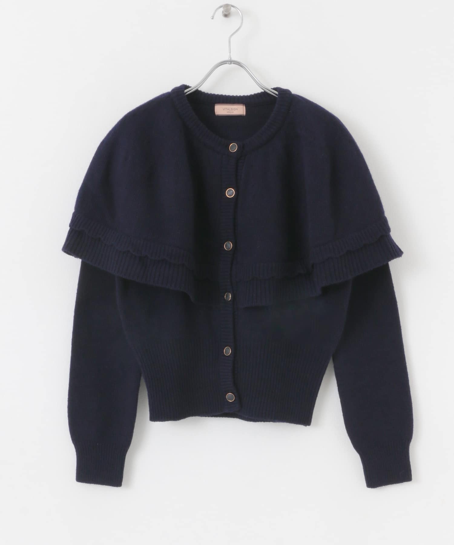 VITALSIGN　Cape Cardigan Navy one