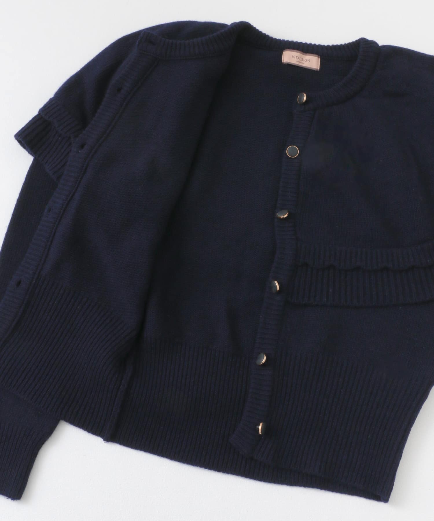 VITALSIGN　Cape Cardigan Navy one