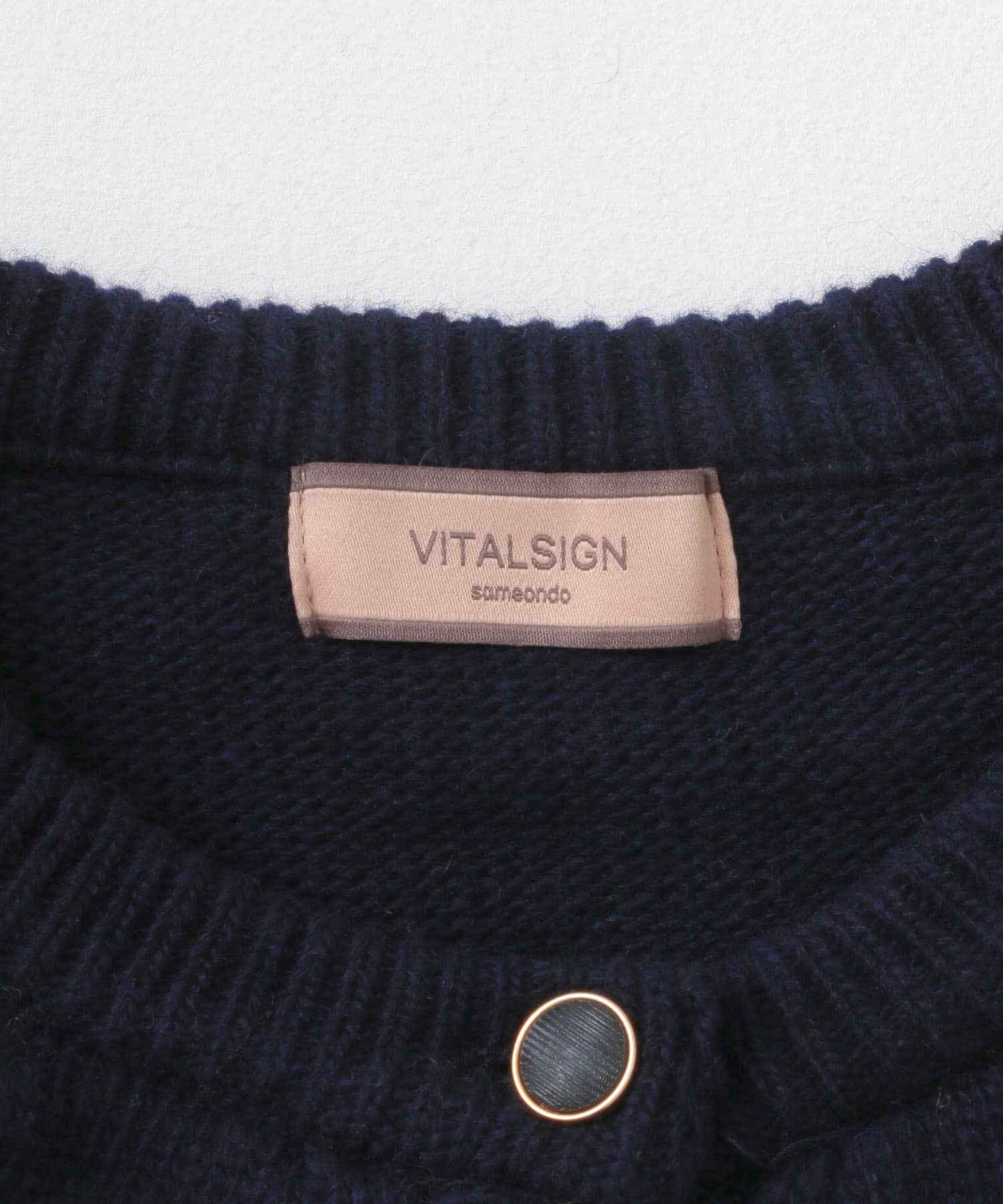 VITALSIGN　Cape Cardigan Navy one
