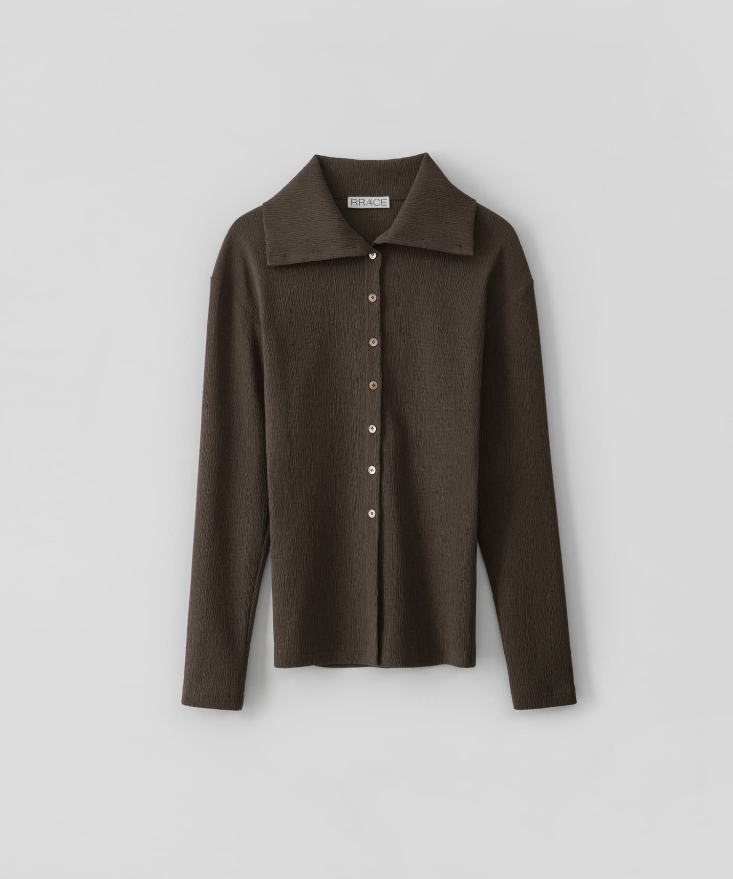 RRACE　Pleats Blouse Brown one