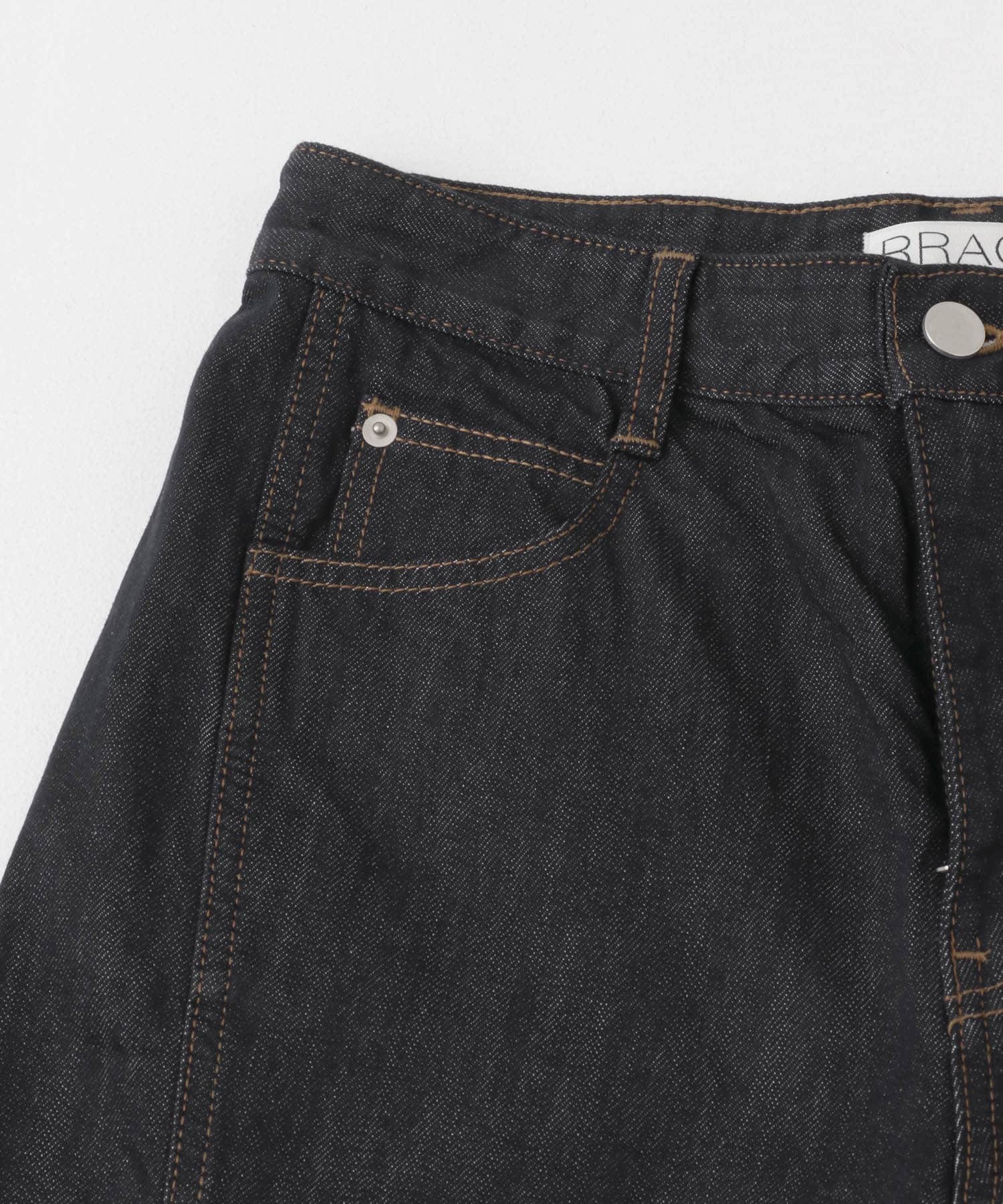 RRACE　Curved Denim Pants Blue Blue M