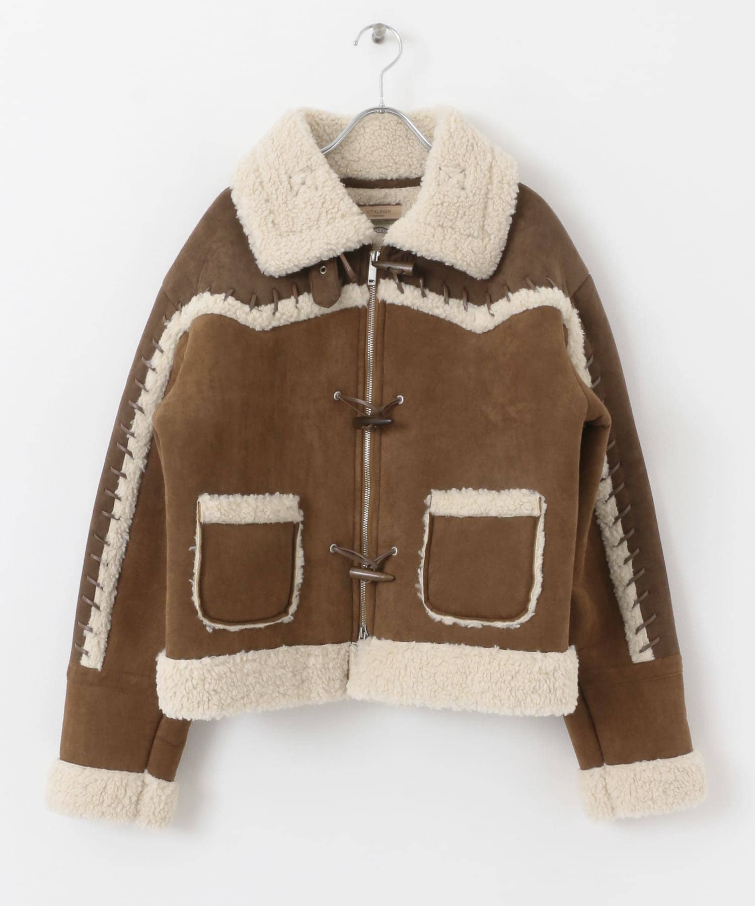 VITALSIGN　Stitched Mustang Jacket Brown one