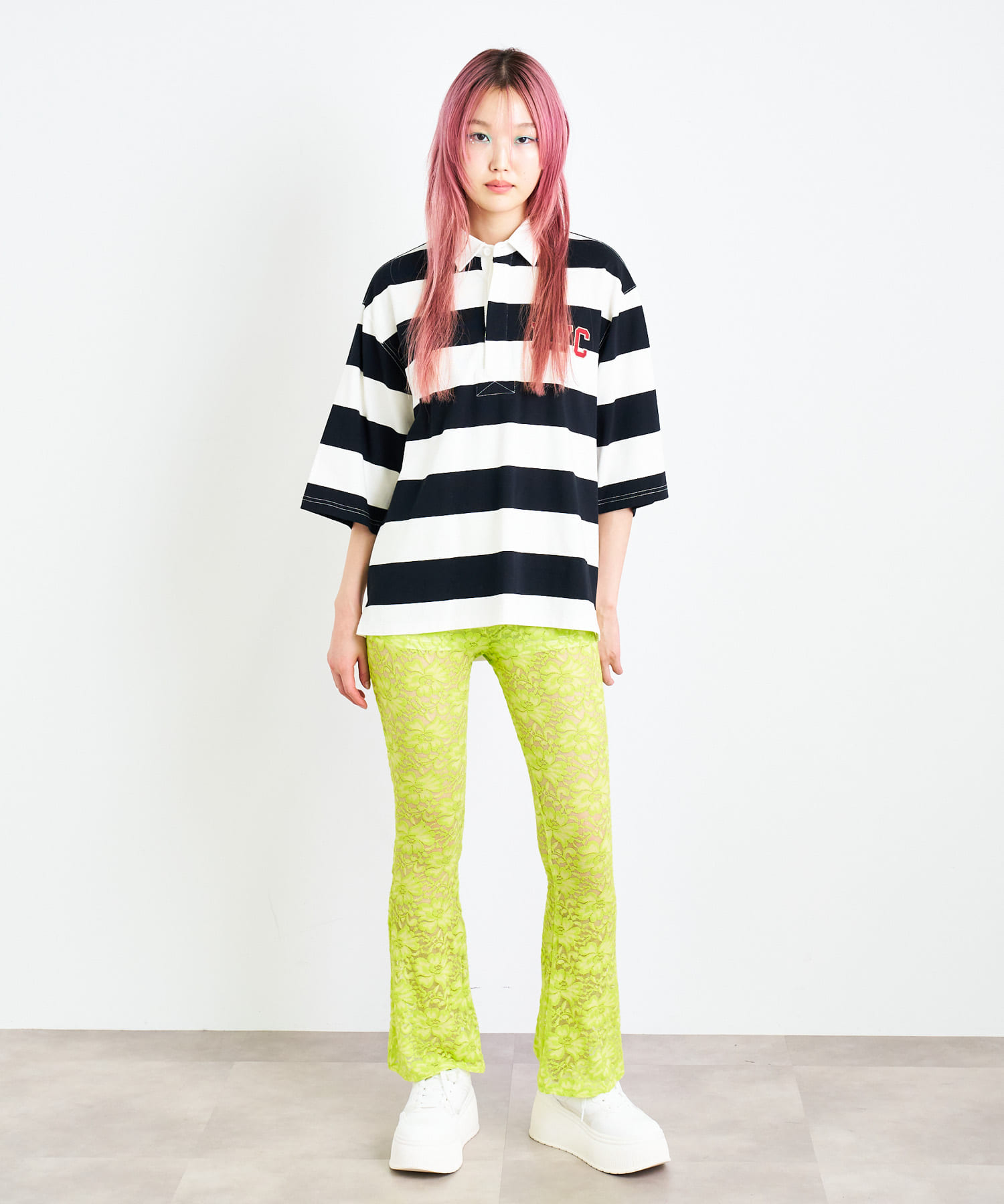 身長：172cm サイズ：one
