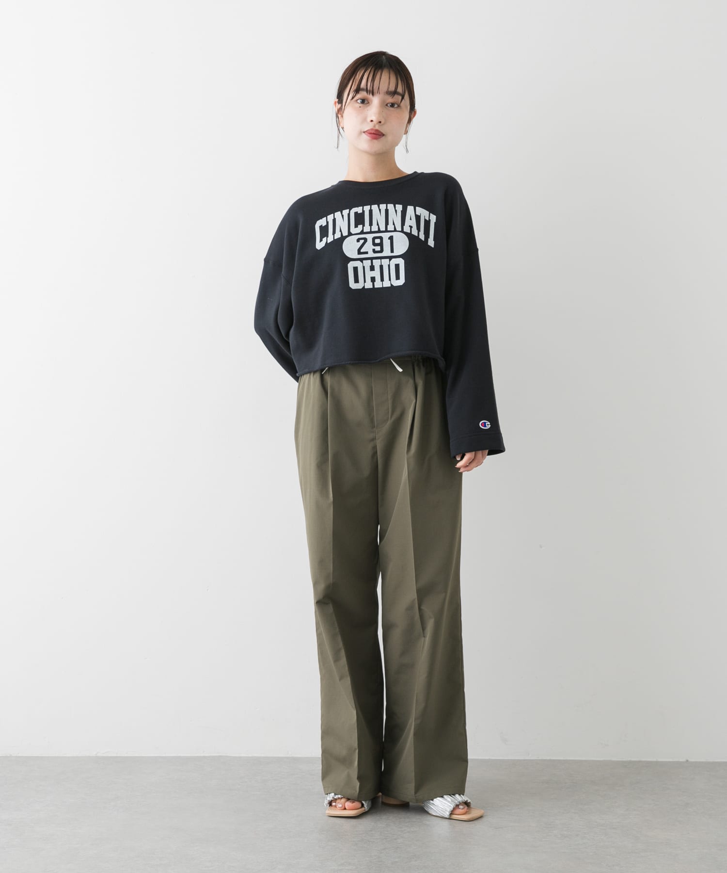 身長：158cm サイズ：one