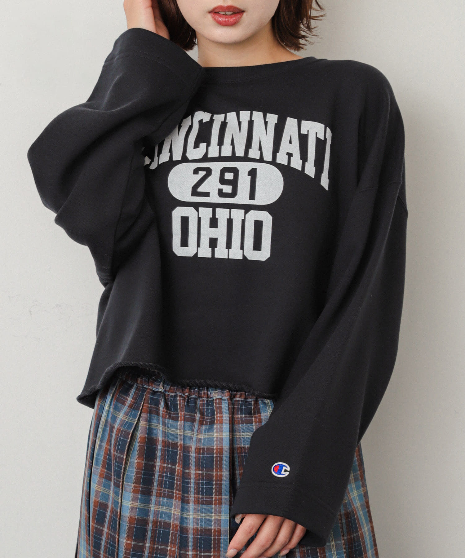 身長：158cm サイズ：one