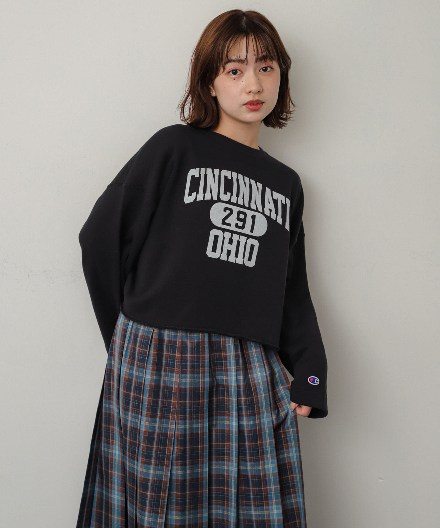 身長：158cm サイズ：one