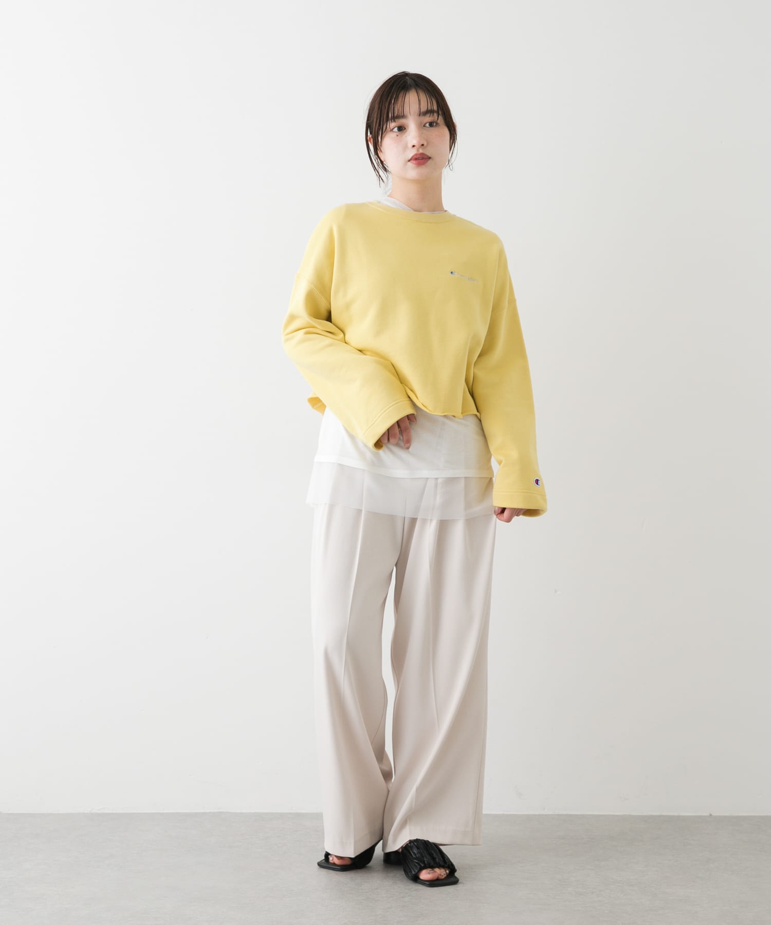 身長：158cm サイズ：one