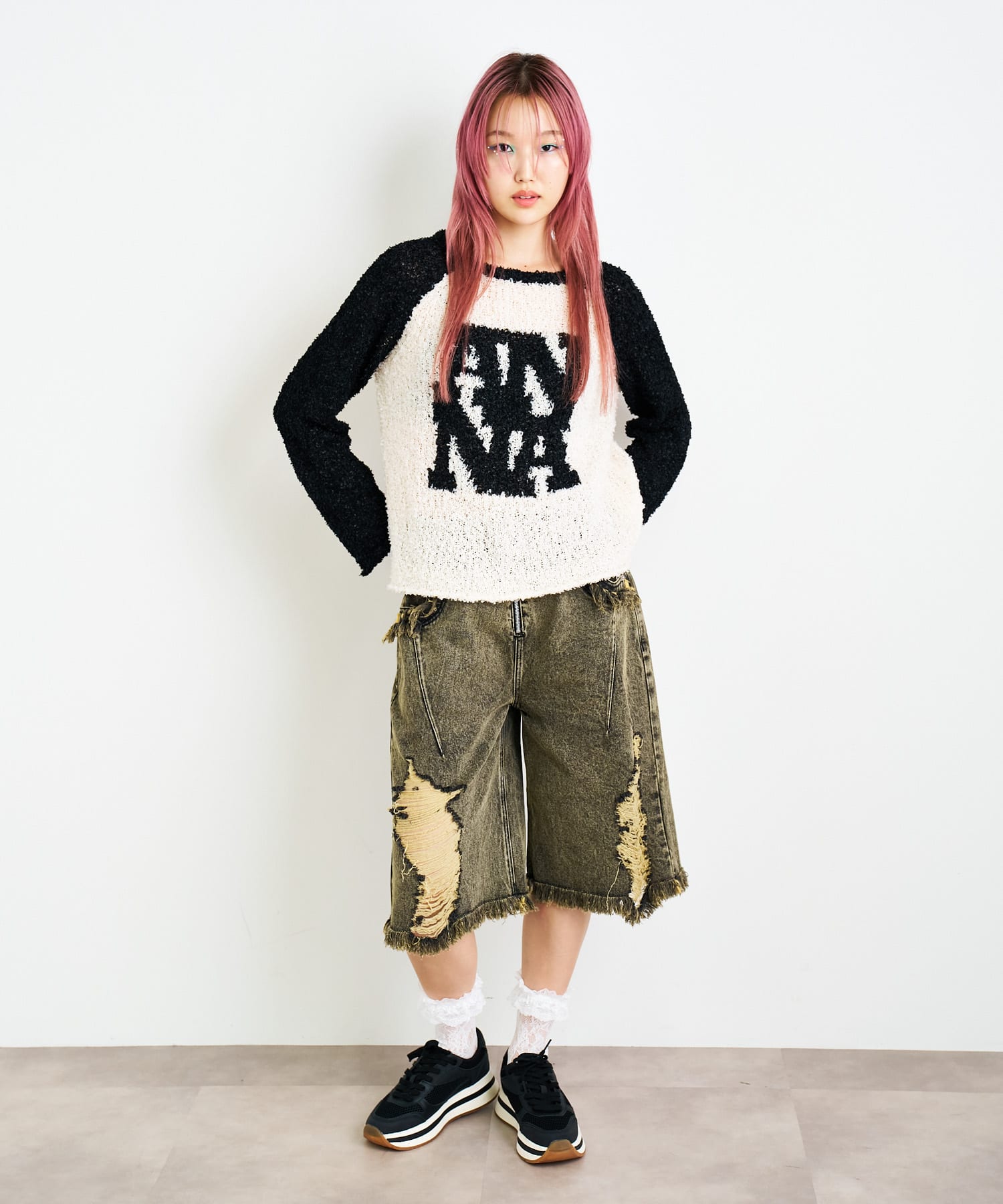 身長：172cm サイズ：one
