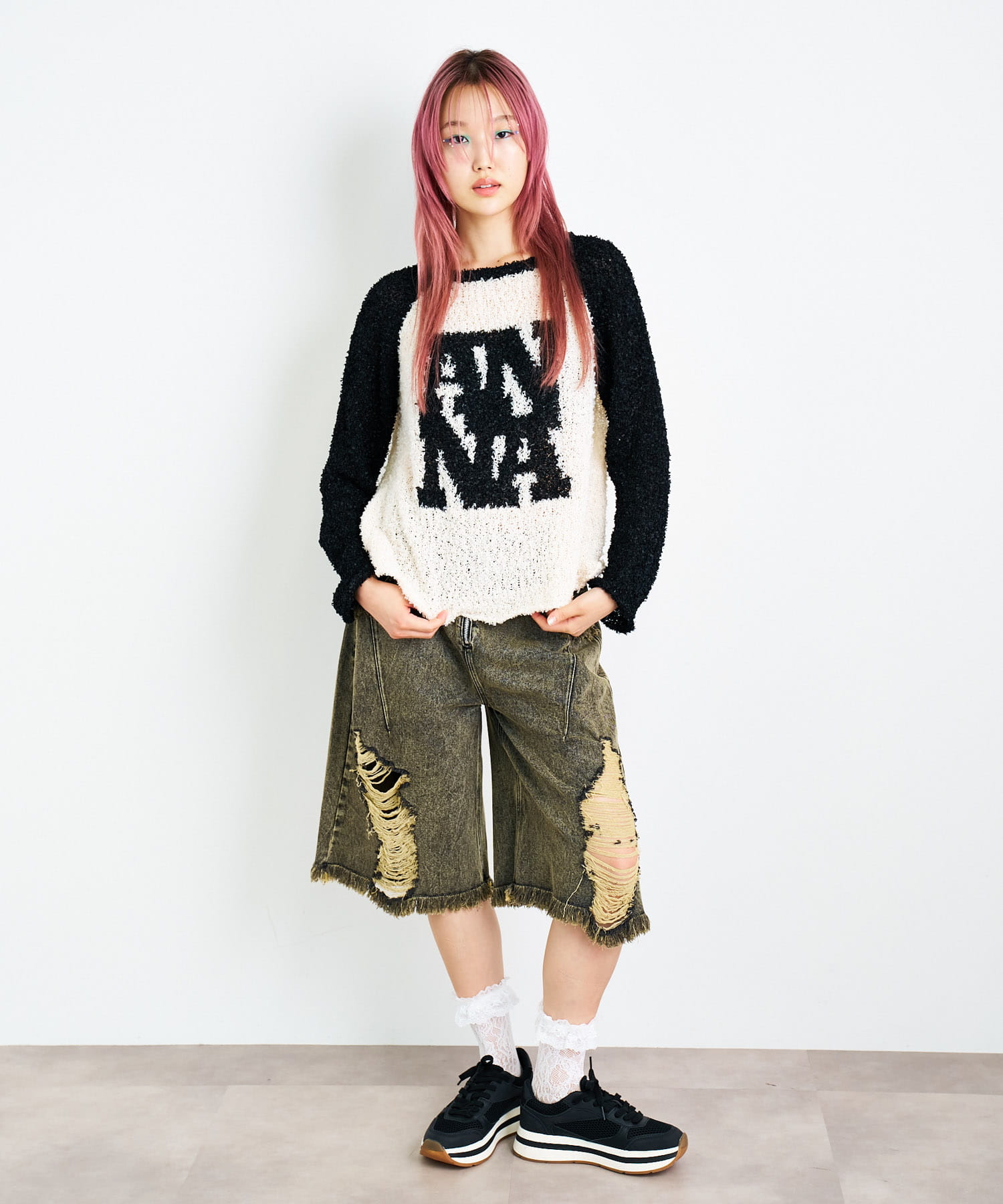 身長：172cm サイズ：one