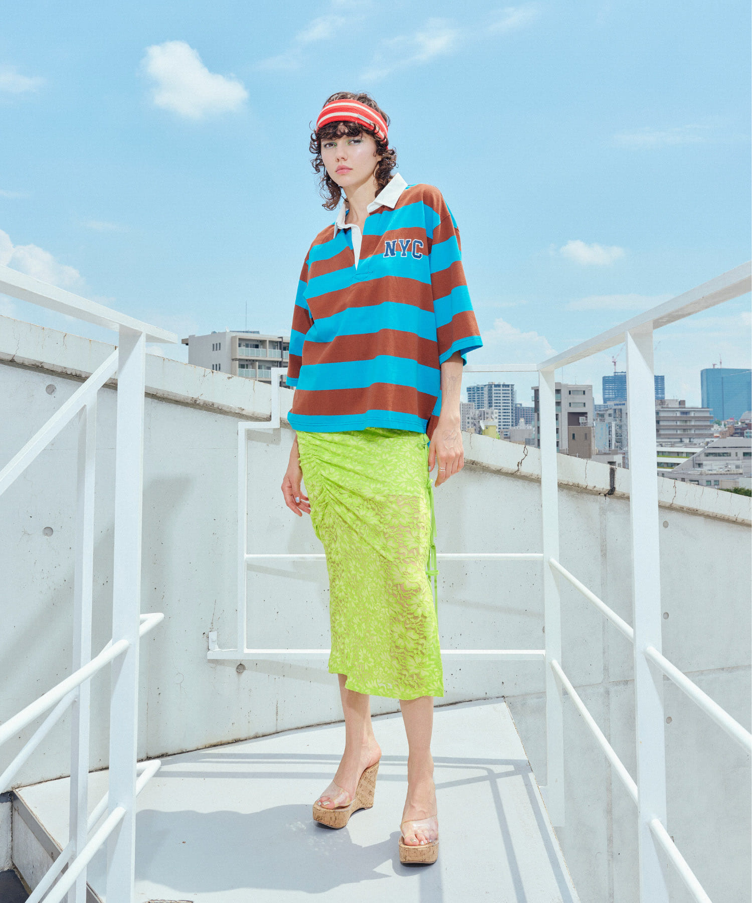 身長：176cm サイズ：one
