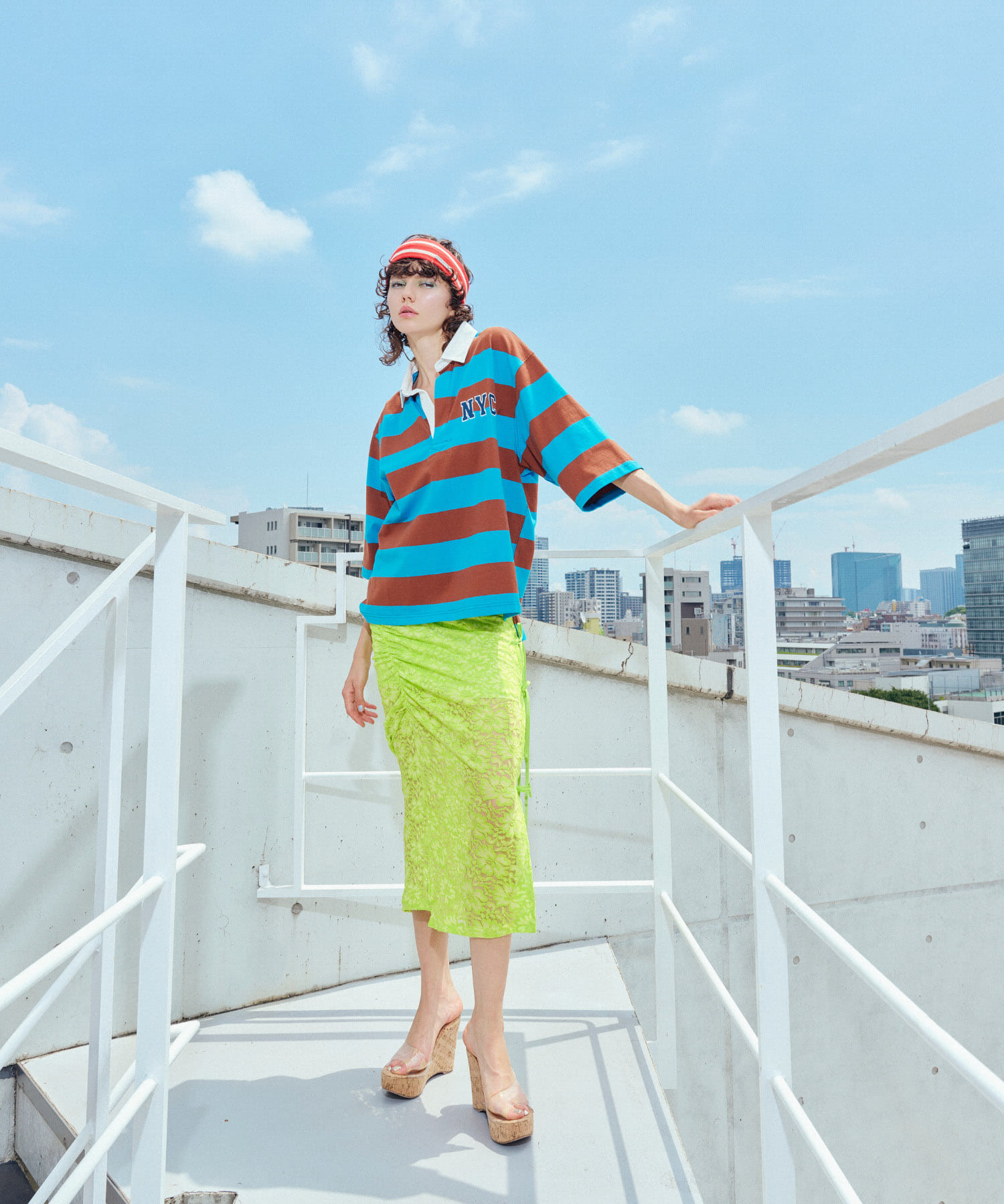 身長：176cm サイズ：one