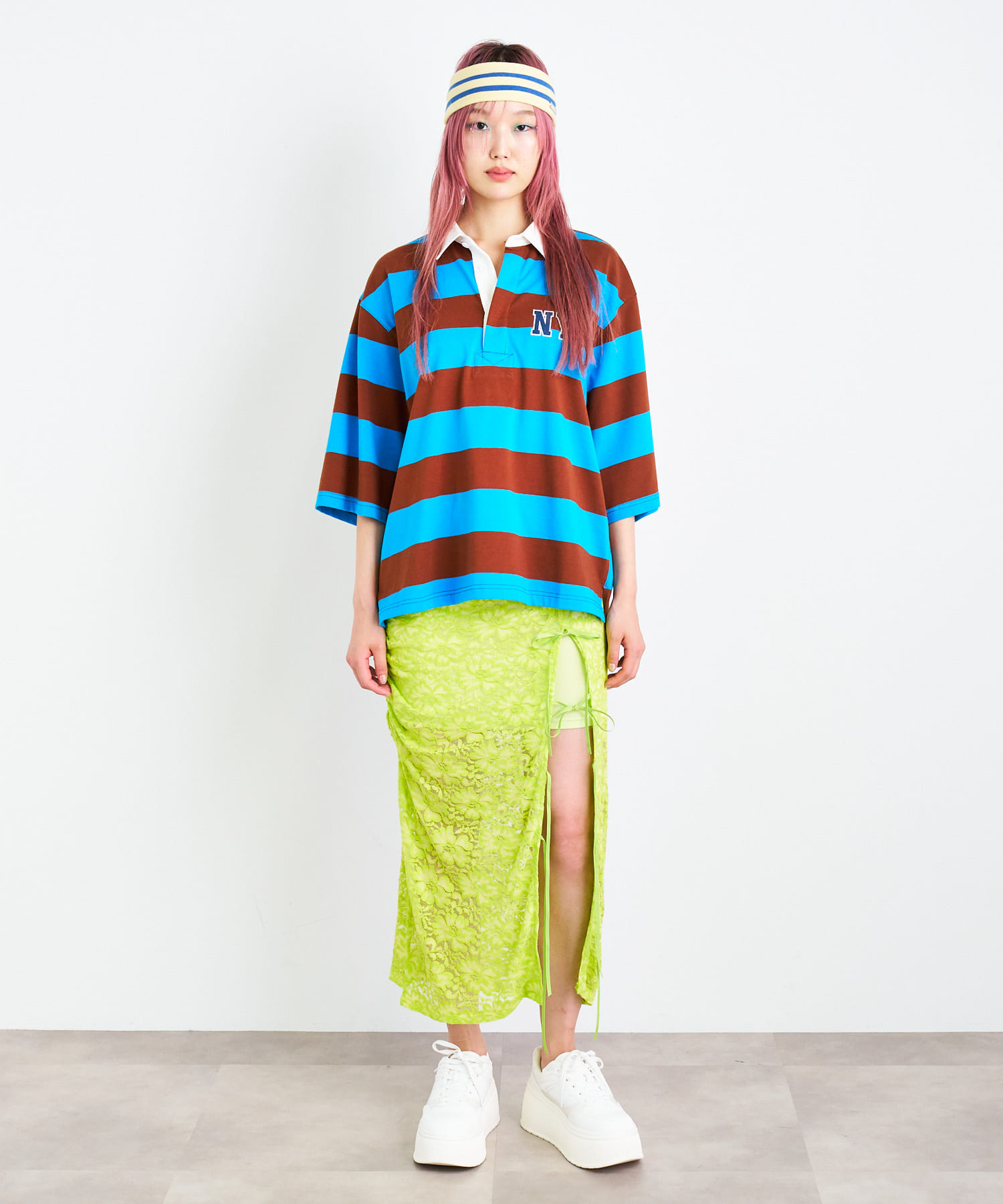 身長：172cm サイズ：one