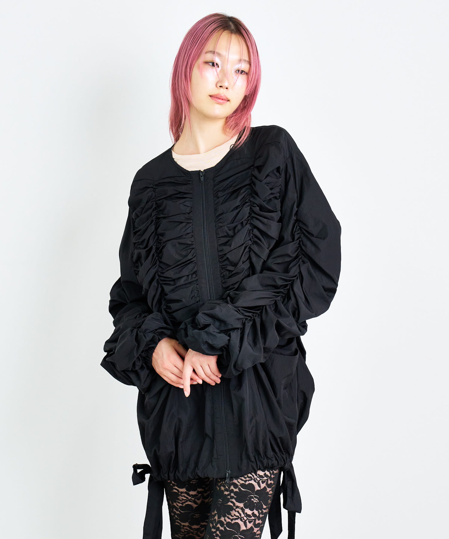 身長：172cm サイズ：one