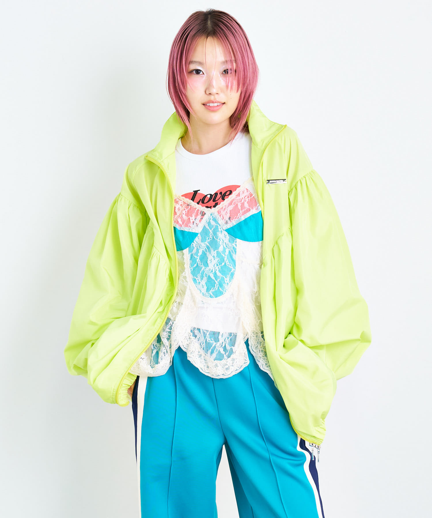 身長：172cm サイズ：one