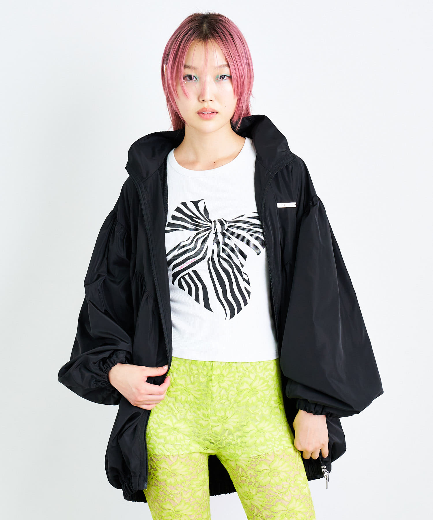 身長：172cm サイズ：one
