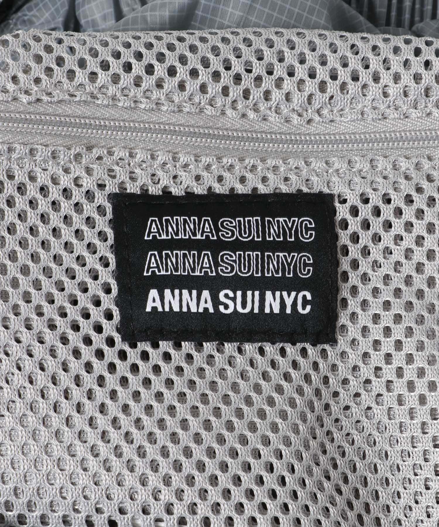 ANNA SUI NYC　シャーリングショルダーシアーバッグ GRAY one